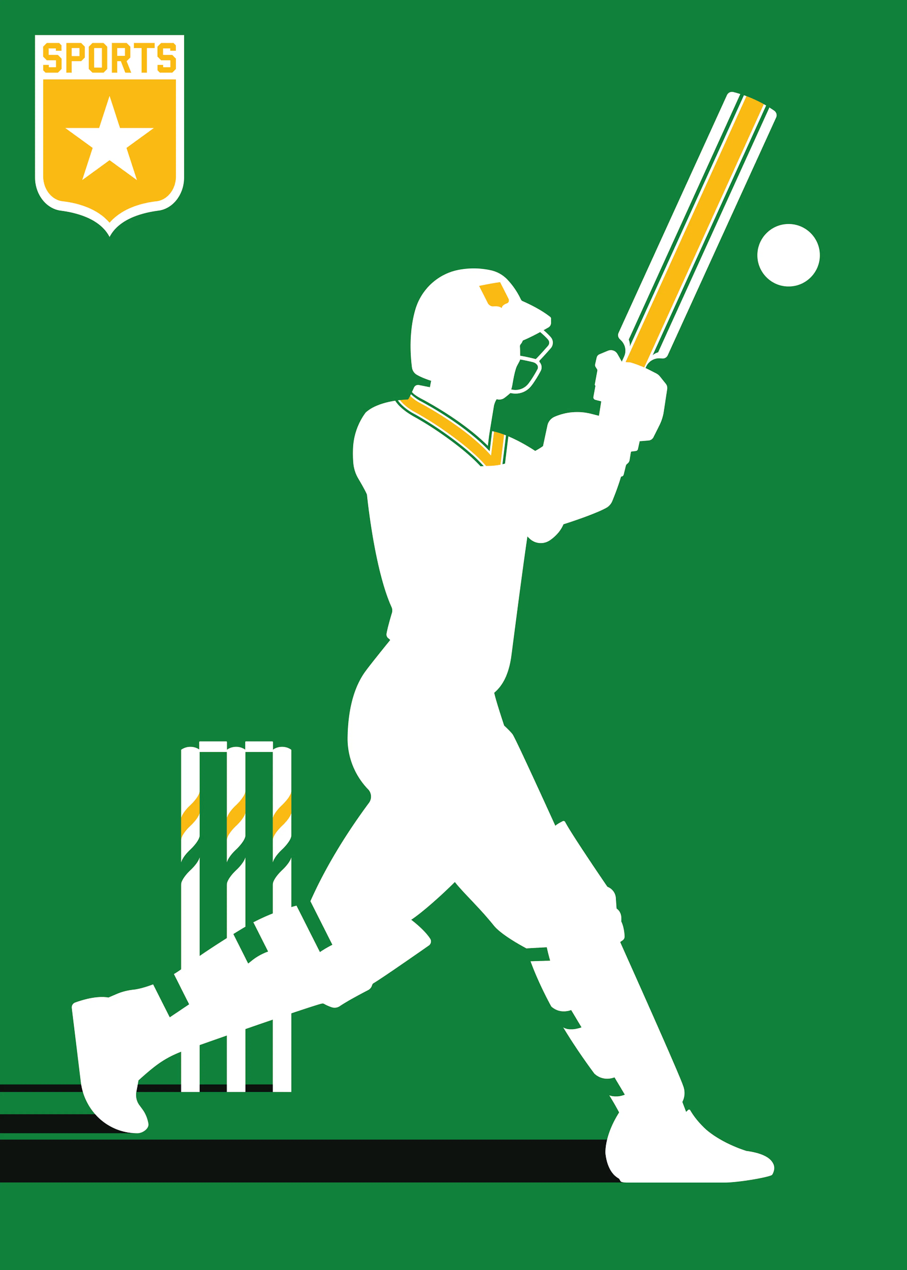 Bo Lundberg - Cricket Sports Poster 0
