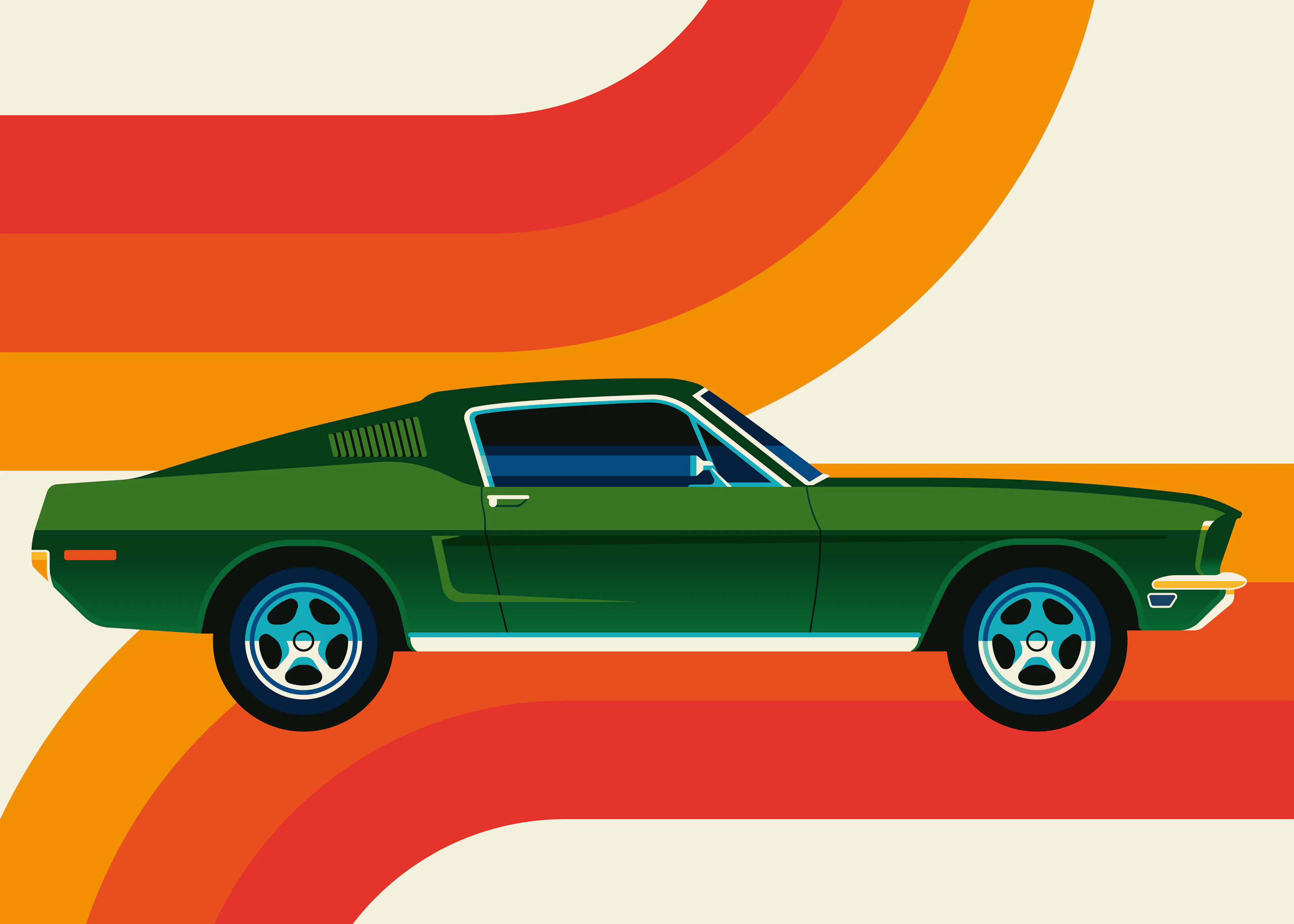 Bo Lundberg - Vintage Sports Car Poster 0