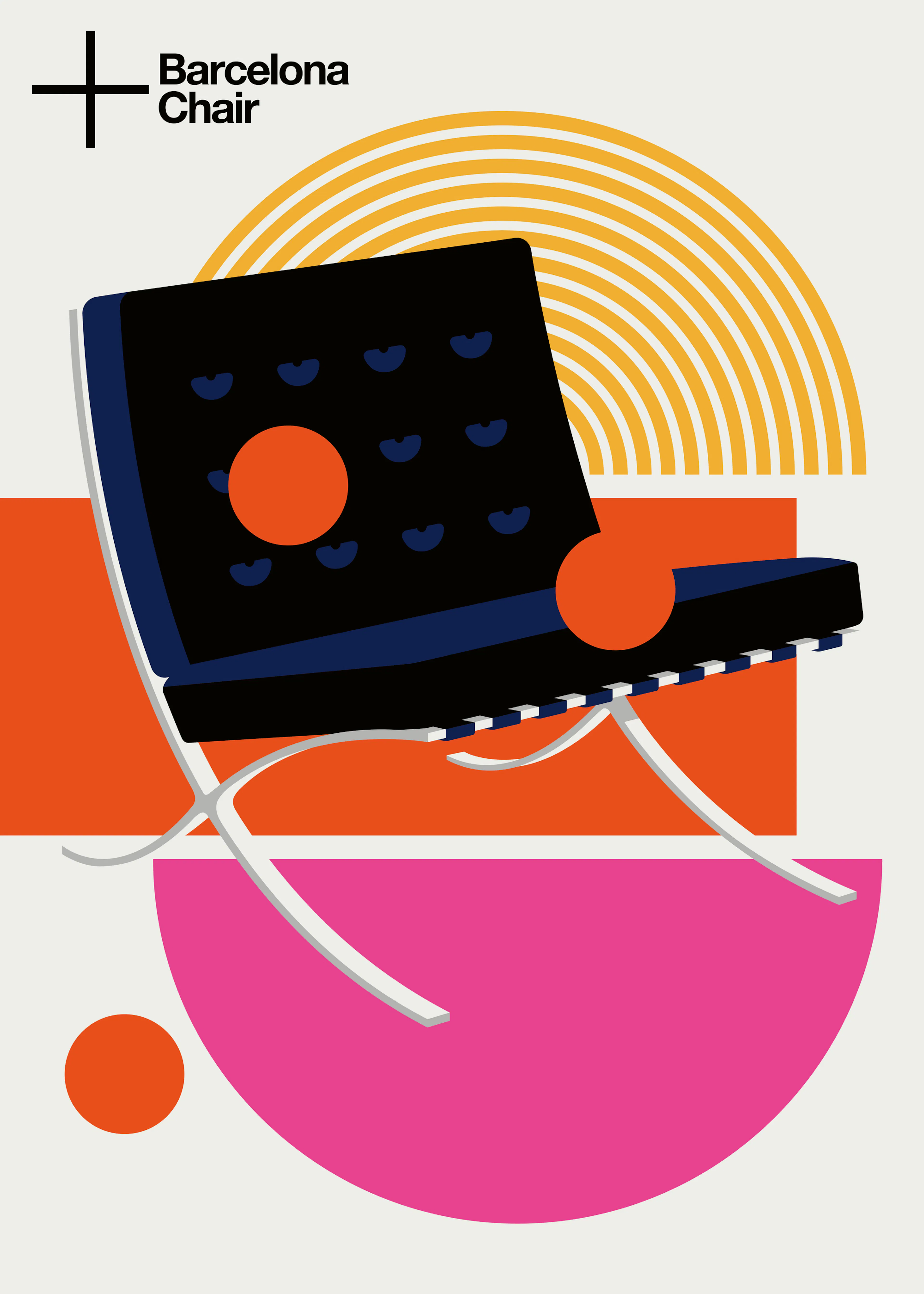 Bo Lundberg - Barcelona Chair Poster 0