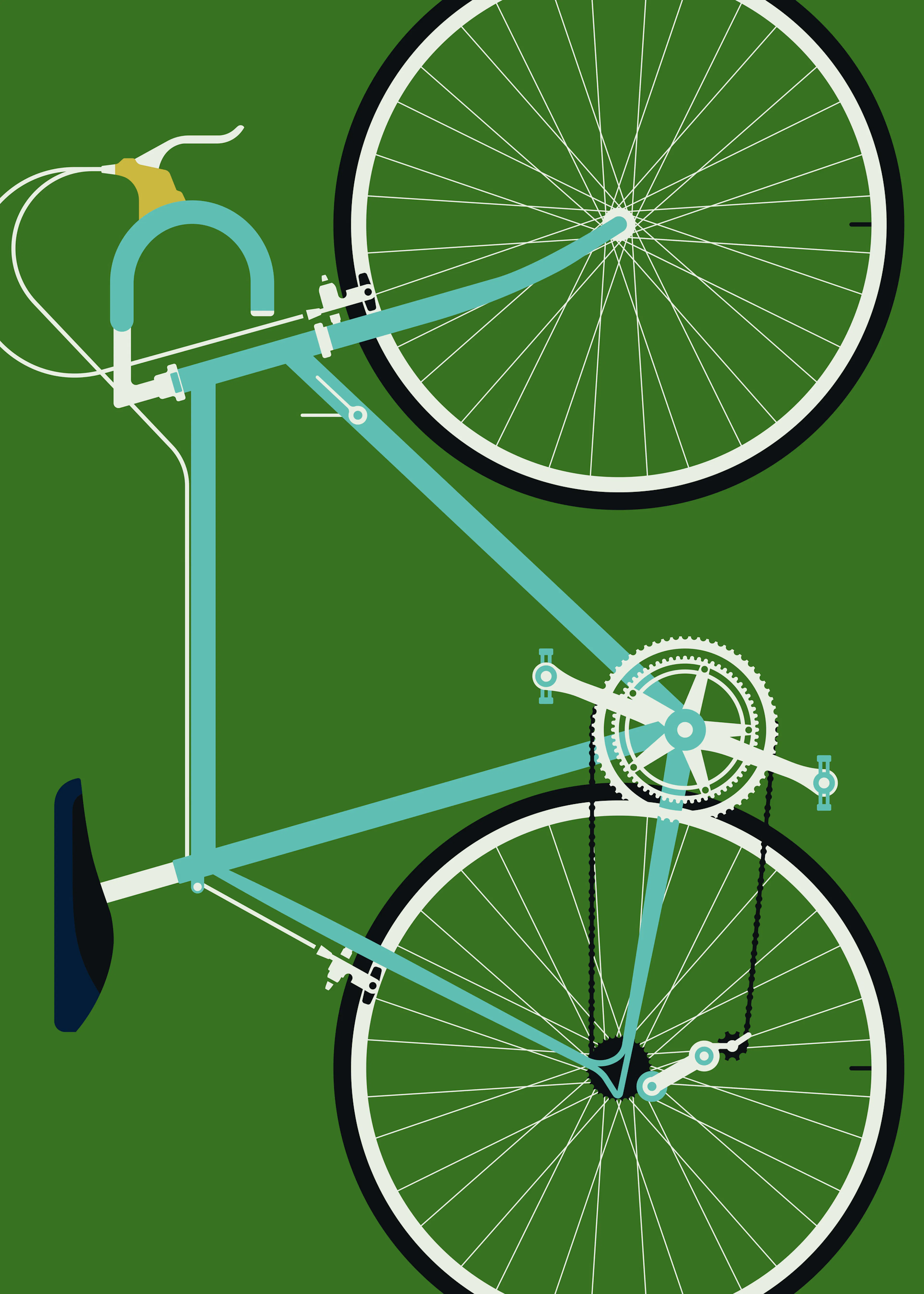 Bo Lundberg - Italian Racing Bike Poster 0