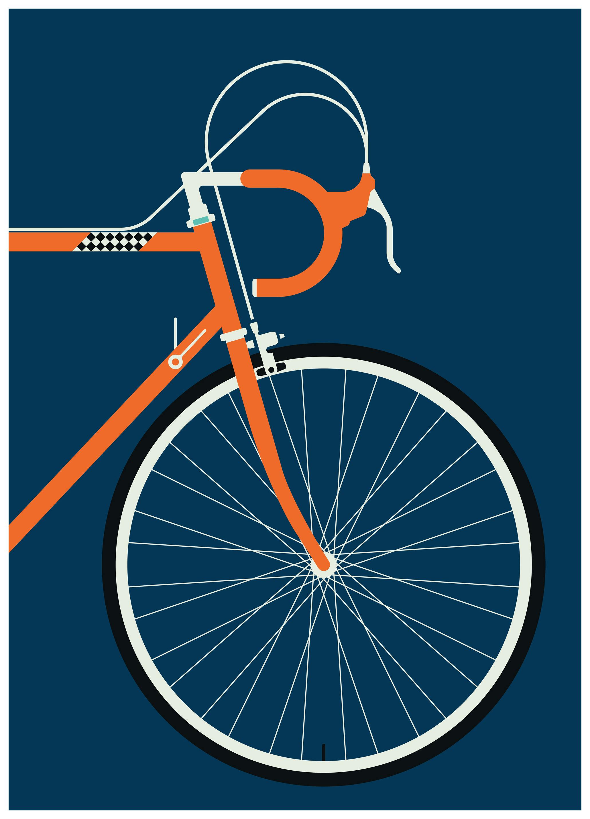 Bo Lundberg - Bici da Corsa Svedese Poster (21x30 cm) - Poster Store