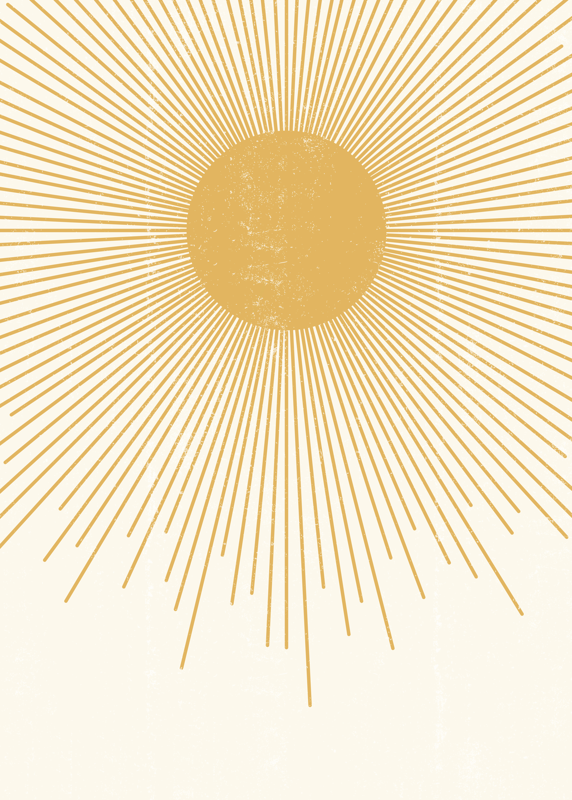 Olga Telnova - Golden Sunburst Poster