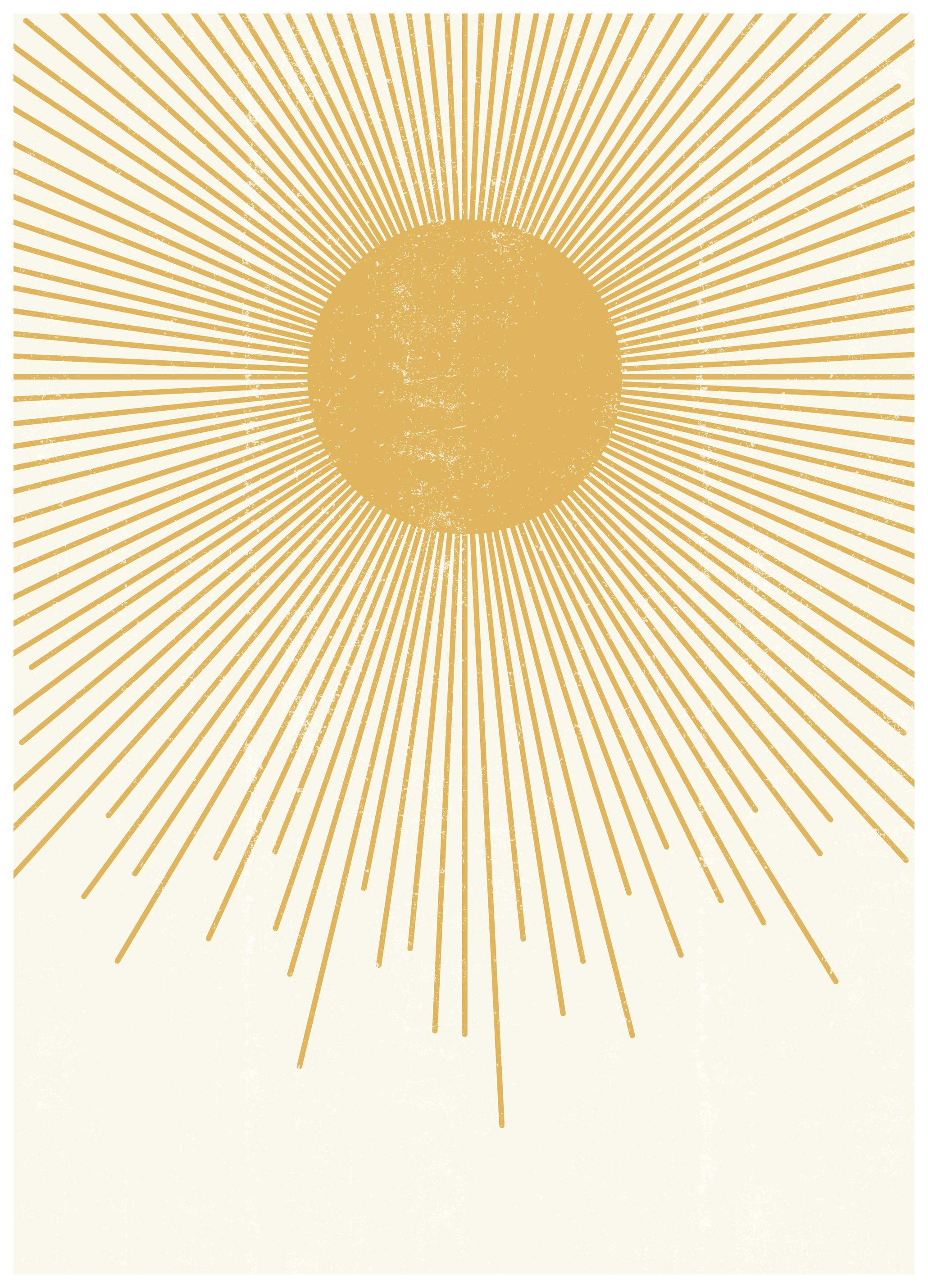 Olga Telnova - Złoty wybuch słońca Plakat (50x70 cm) - Poster Store