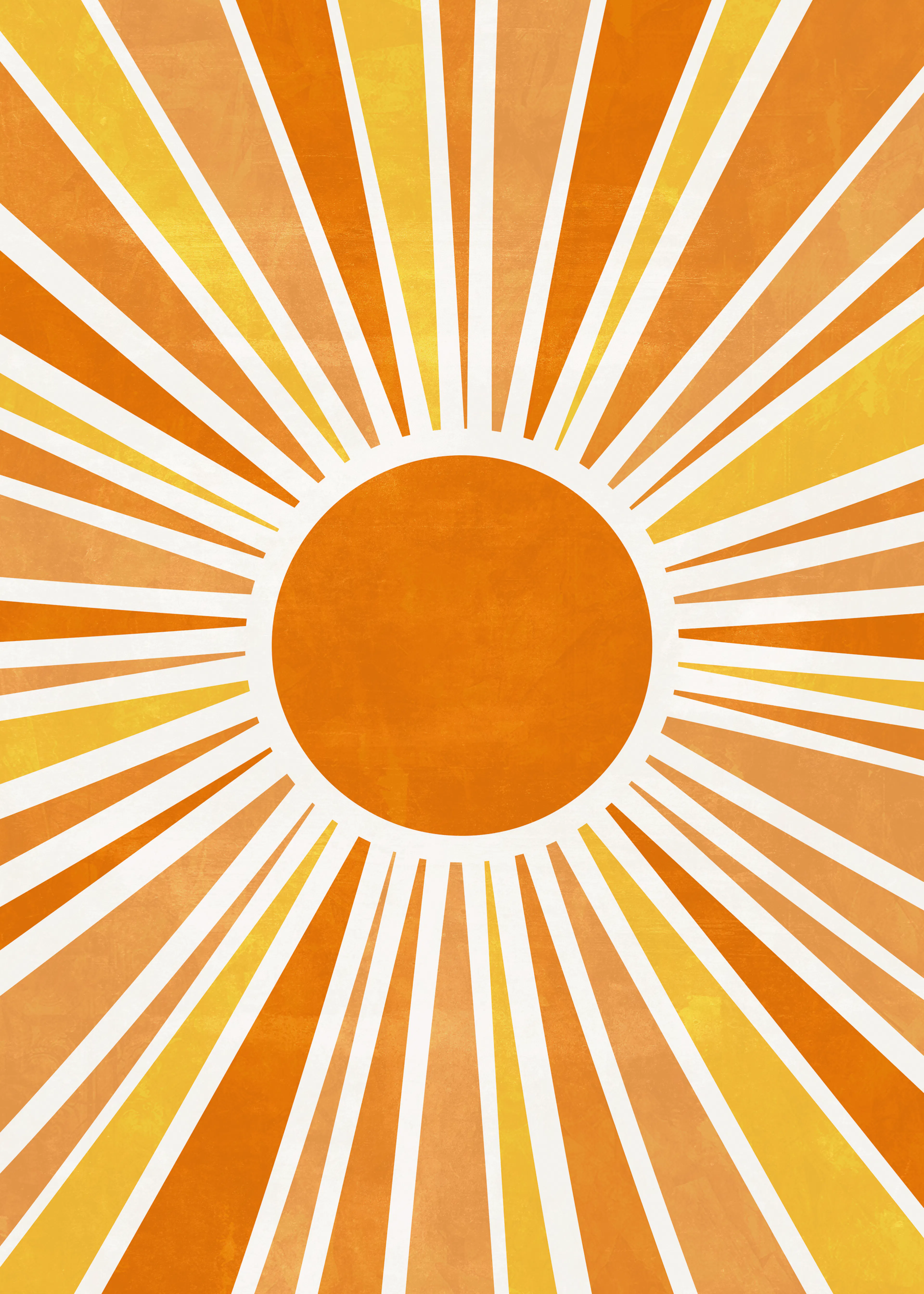 Olga Telnova - Sunburst Retro Poster 0