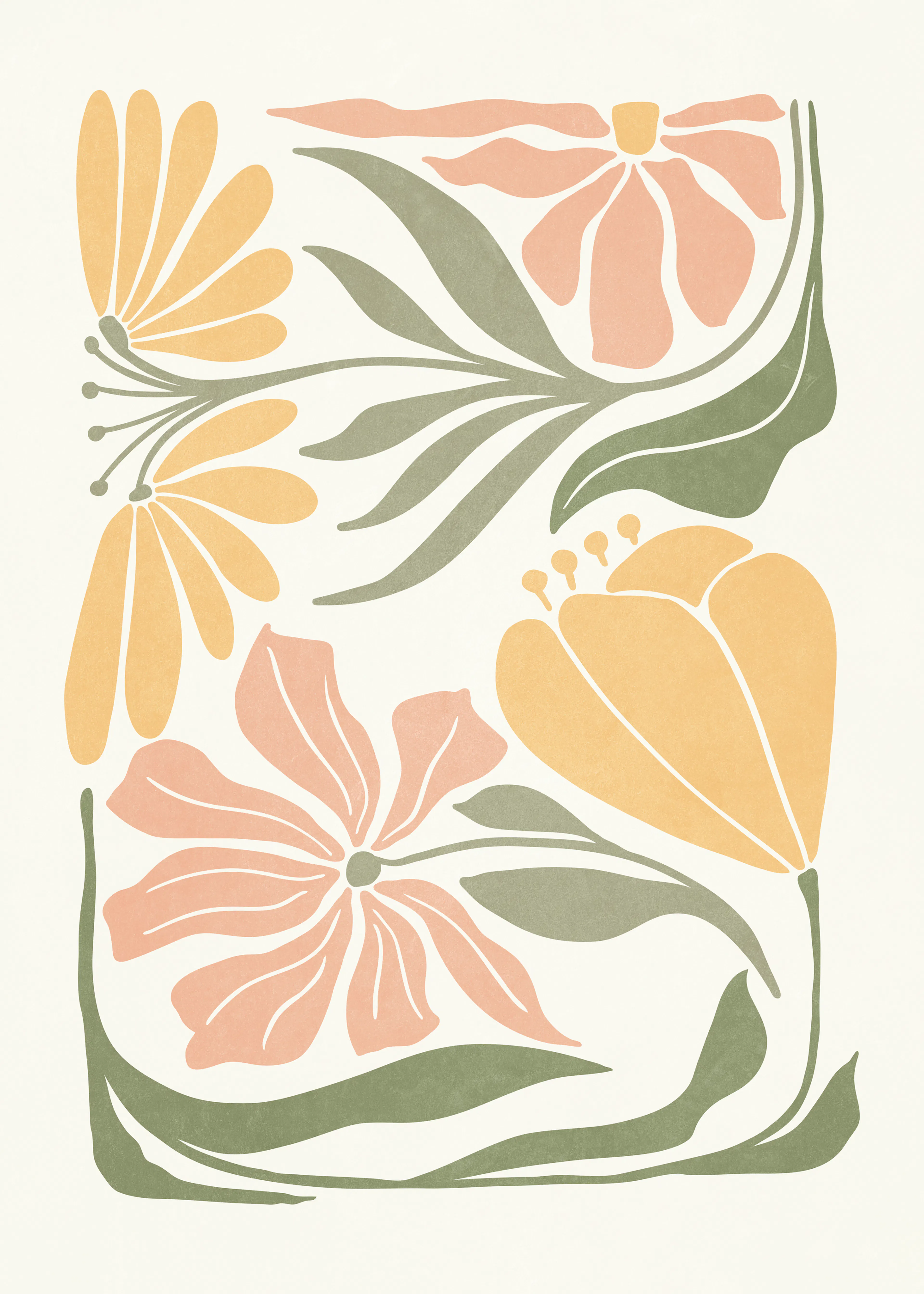 Olga Telnova - Floral Abstract Poster 0