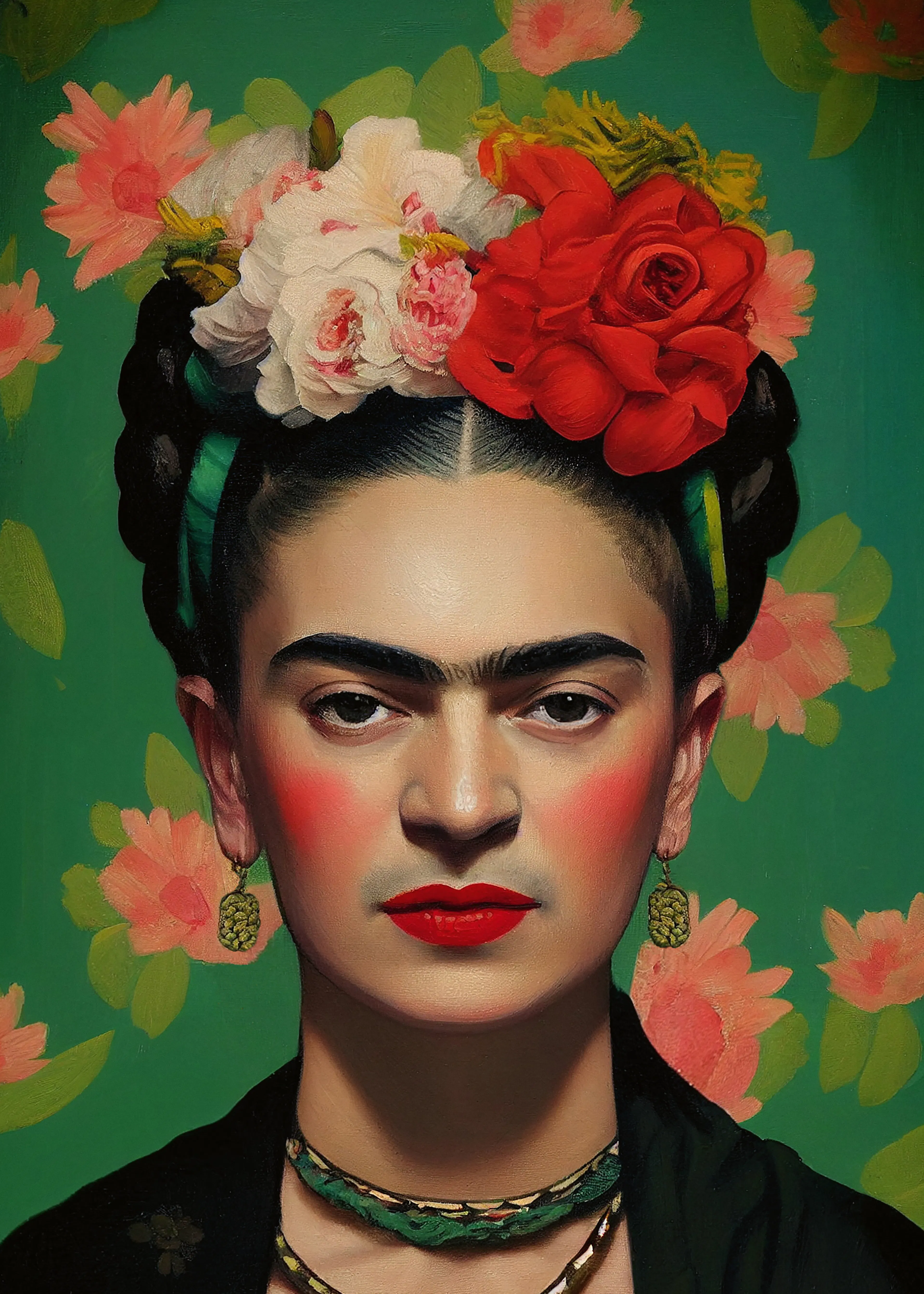 Olga Telnova - Frida Kahlo Portrait Poster 0
