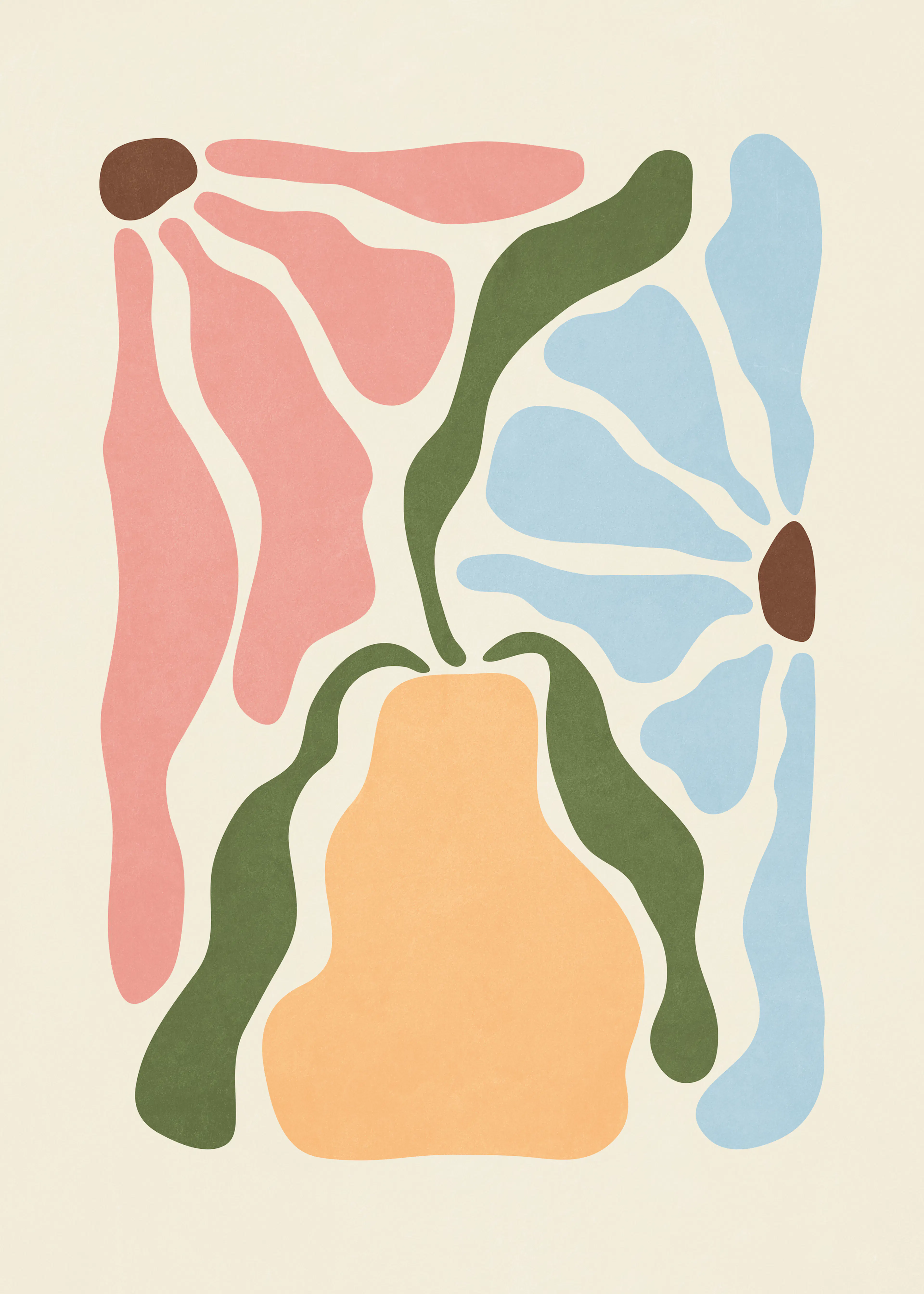 Olga Telnova - Abstract Shapes Poster 0