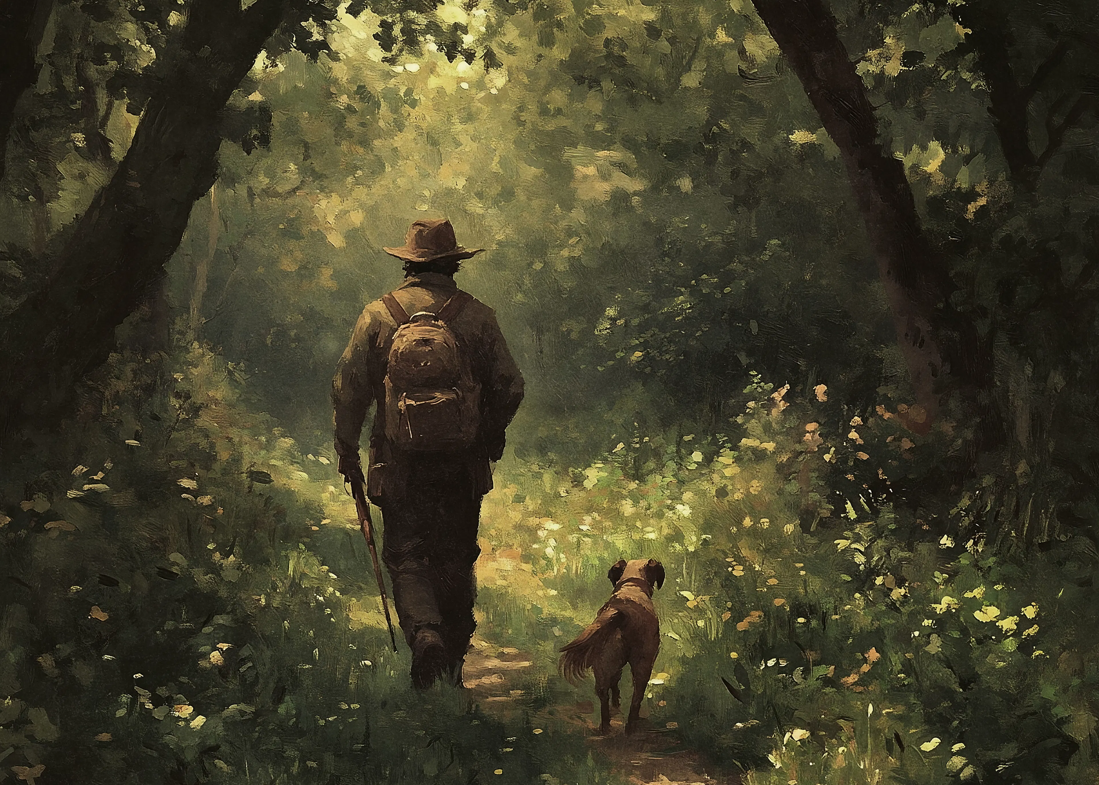 Olga Telnova - Forest Walk Poster 0