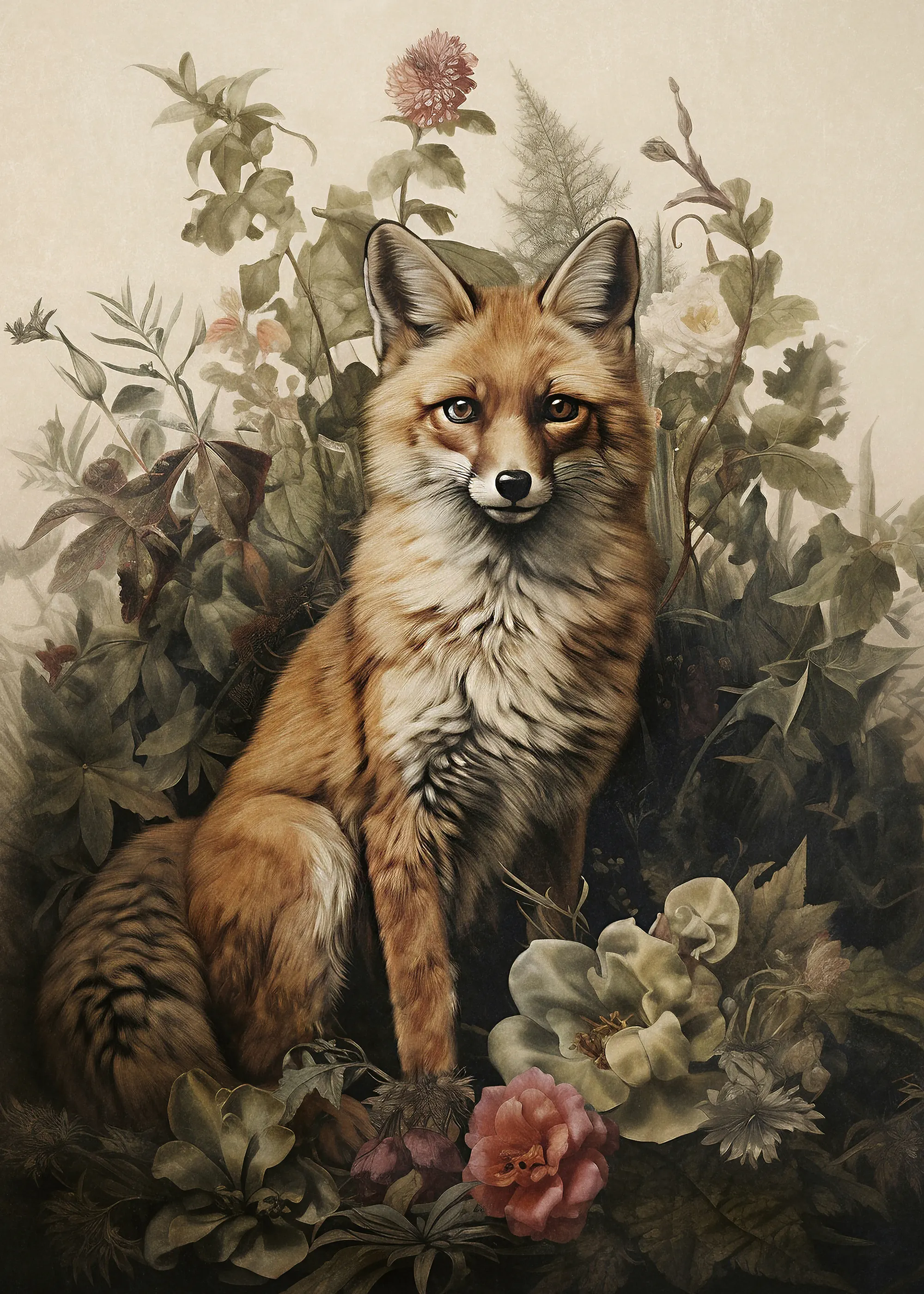 Olga Telnova - Renard Floral Poster 0