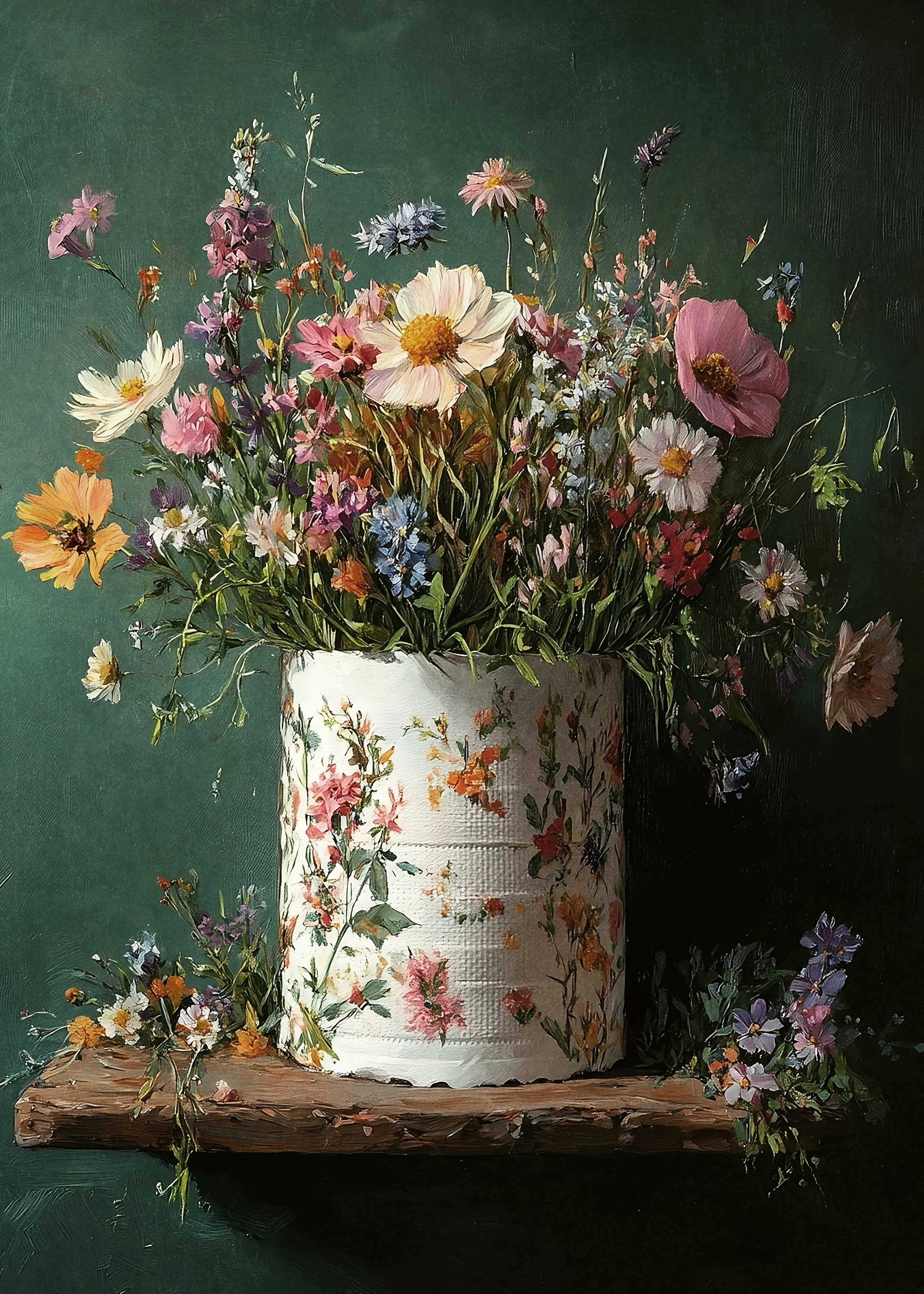 Olga Telnova - Wildflower Bouquet Poster 0