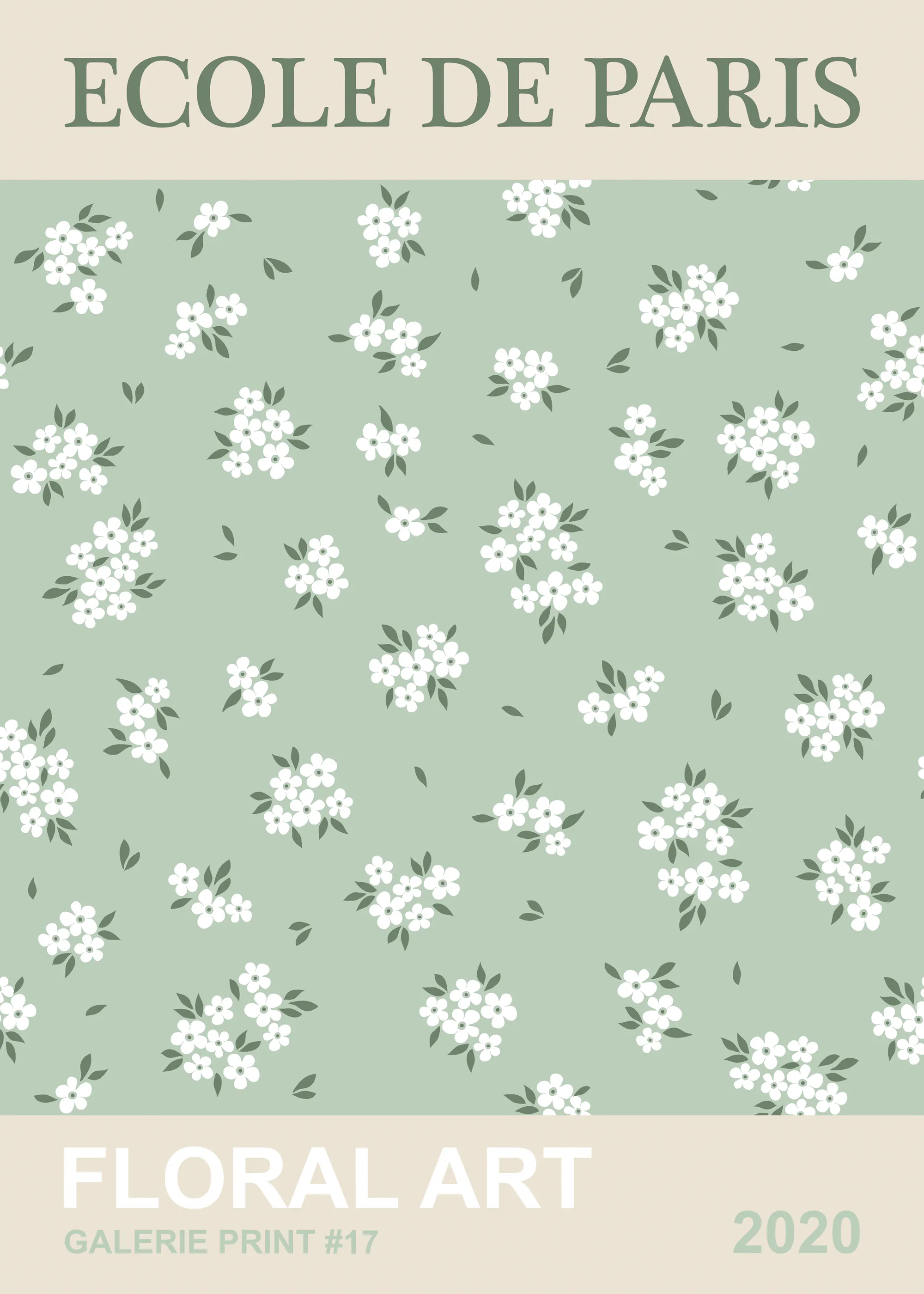 Olga Telnova - Ecole de Paris Green Poster 0