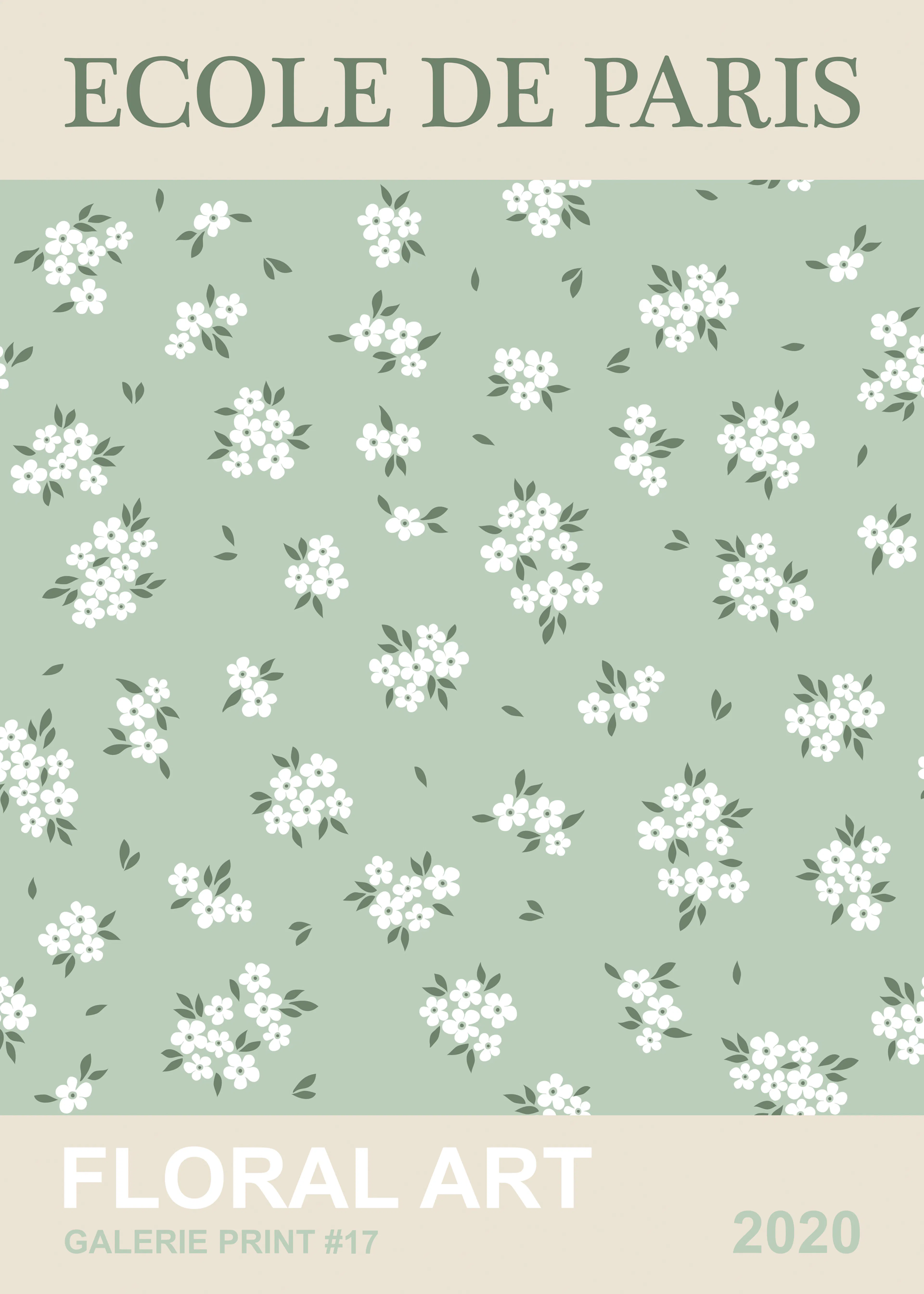 Olga Telnova - Ecole de Paris Green Poster 0