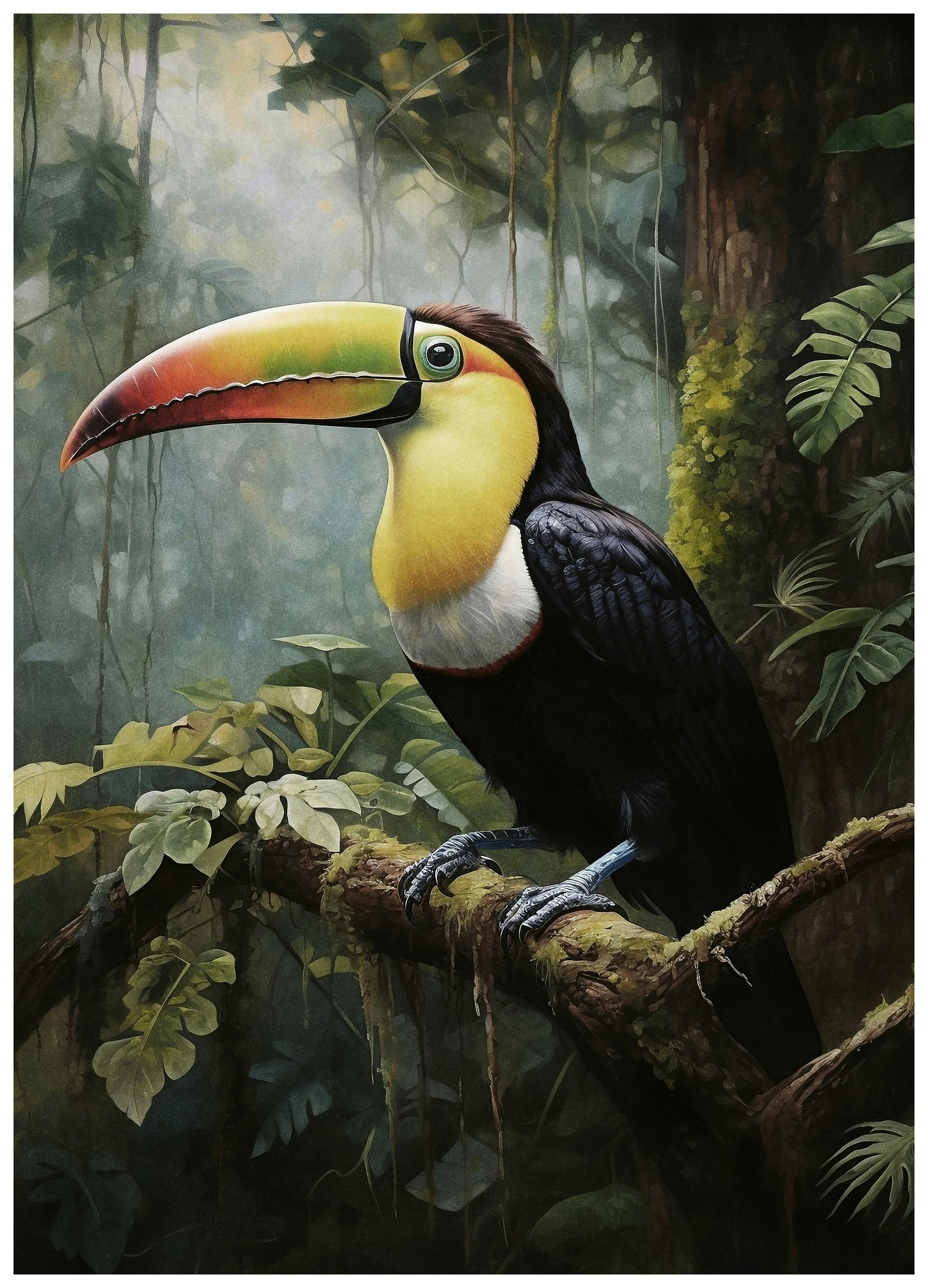 Olga Telnova - Toucan Bird Juliste (70x100 cm) - Poster Store