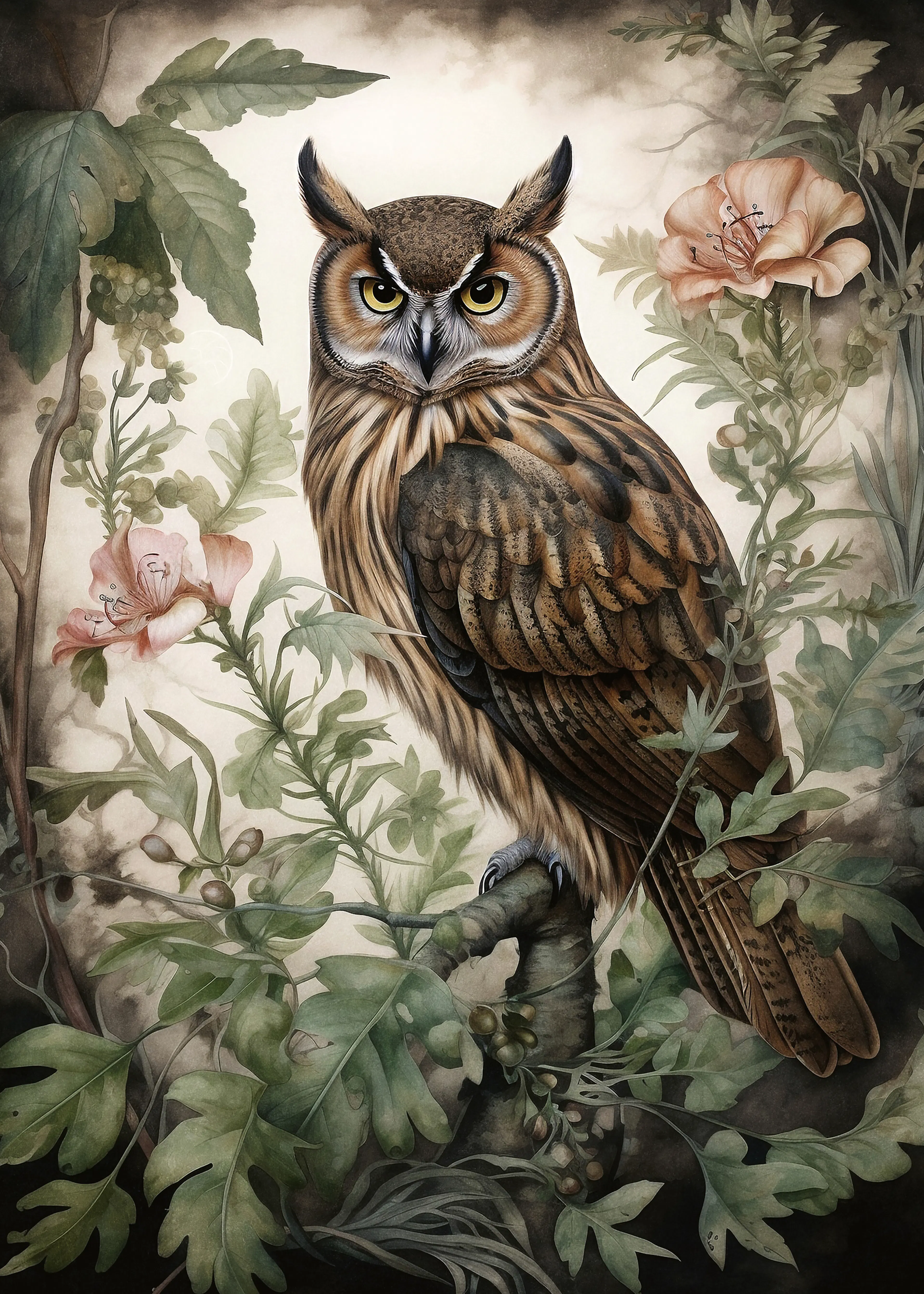 Olga Telnova - Hibou Nature Poster 0