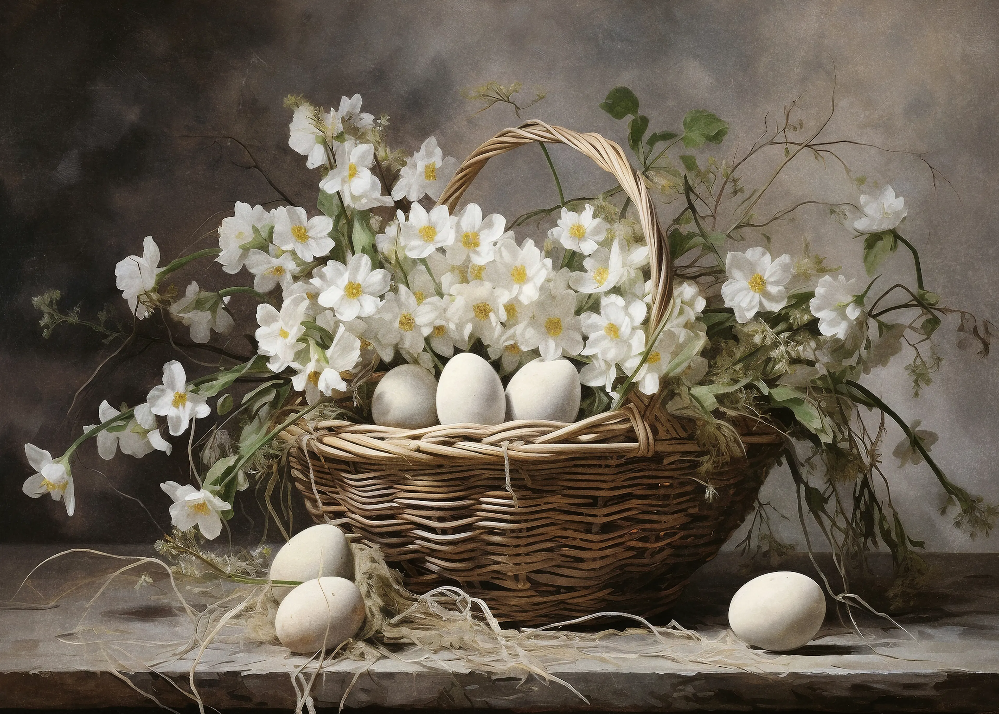 Olga Telnova - Easter Eggs Basket Poster 0