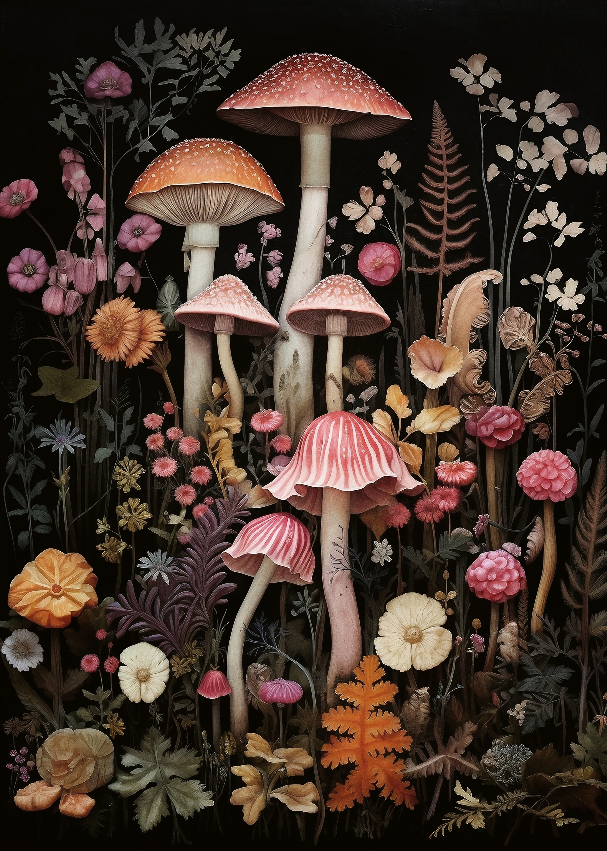 Olga Telnova - Vintage Flower Bee Poster