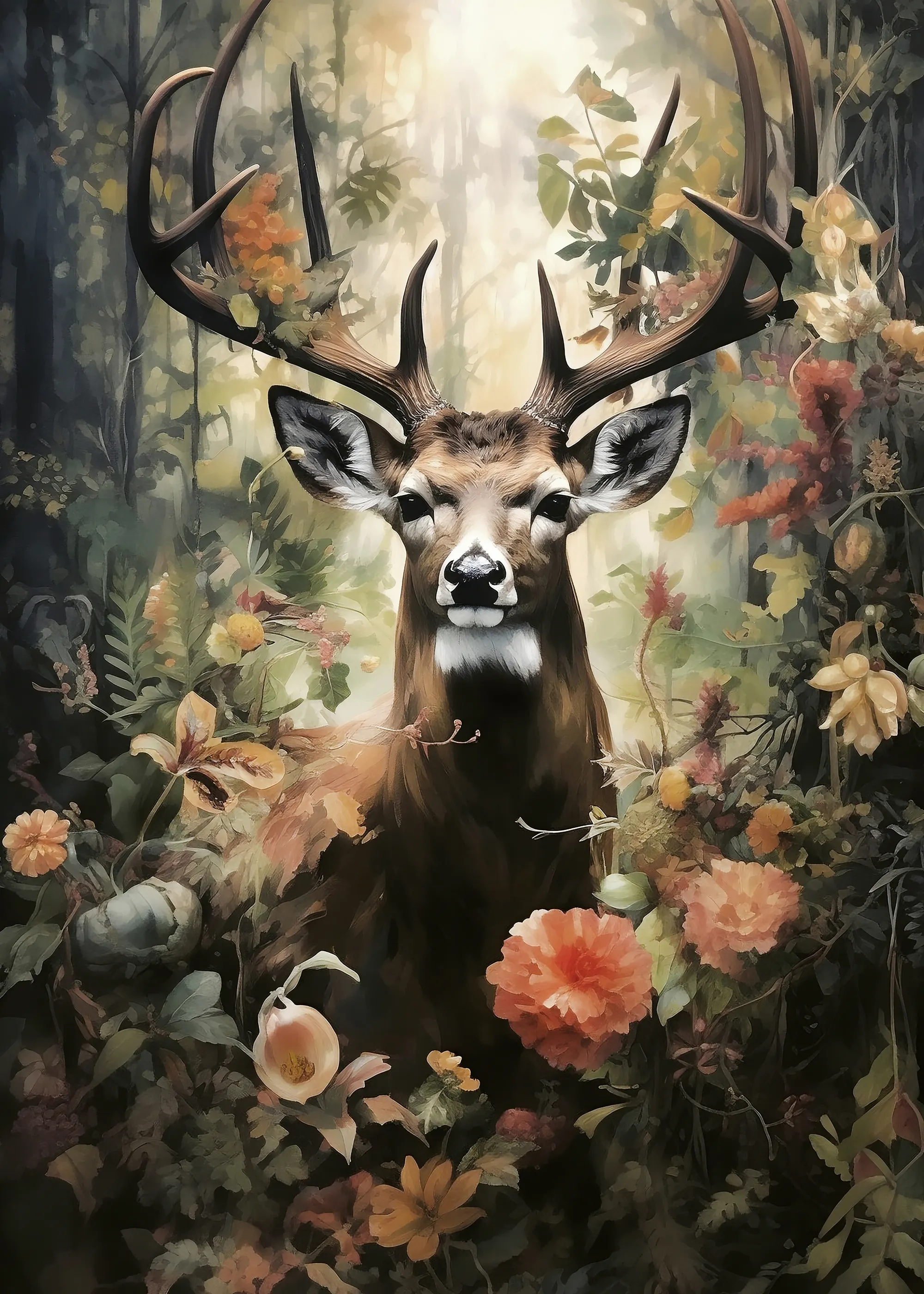 Olga Telnova - Faune Forestière Affiche 0