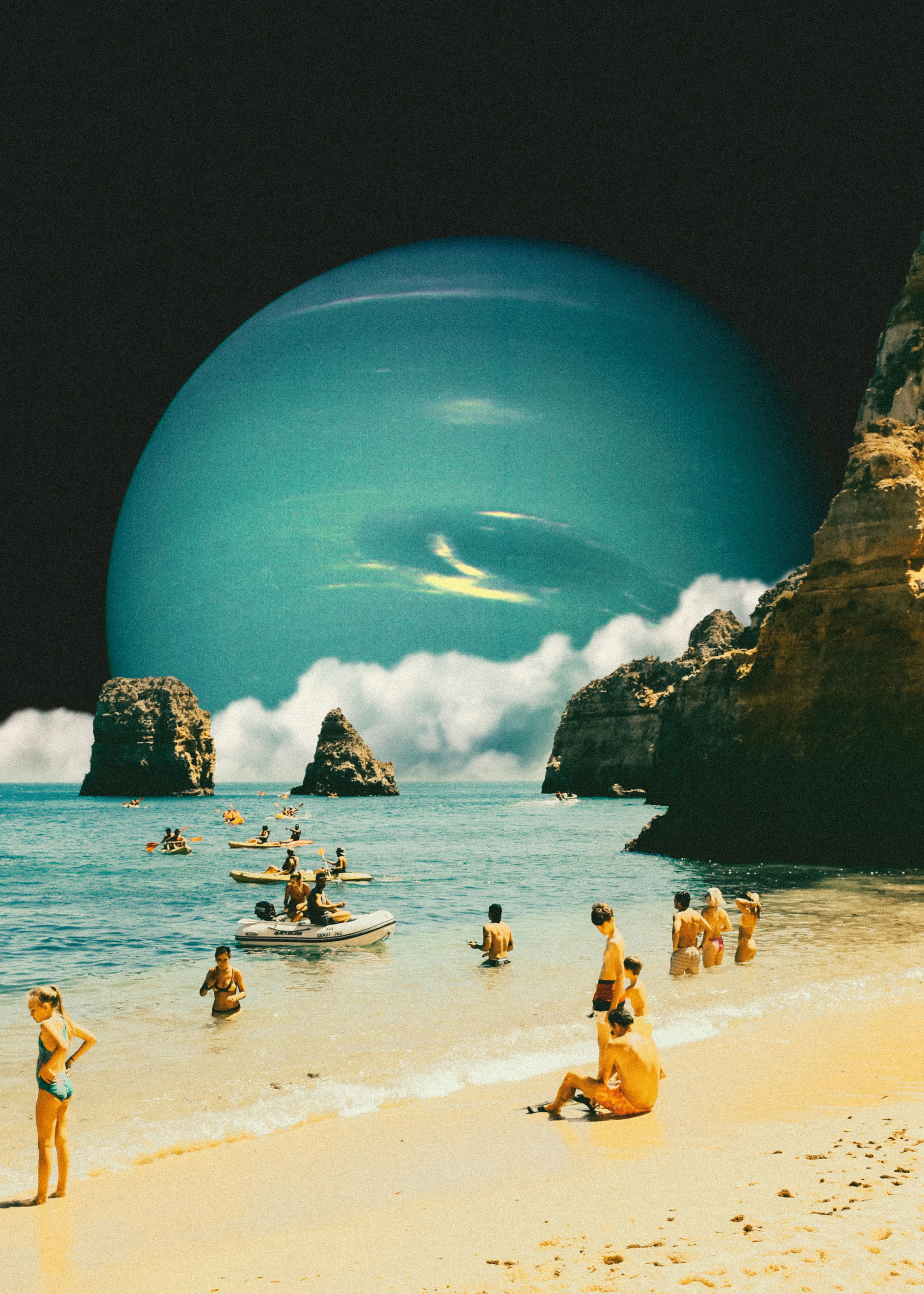 TauDalPoi - スペースビーチ ポスター 0