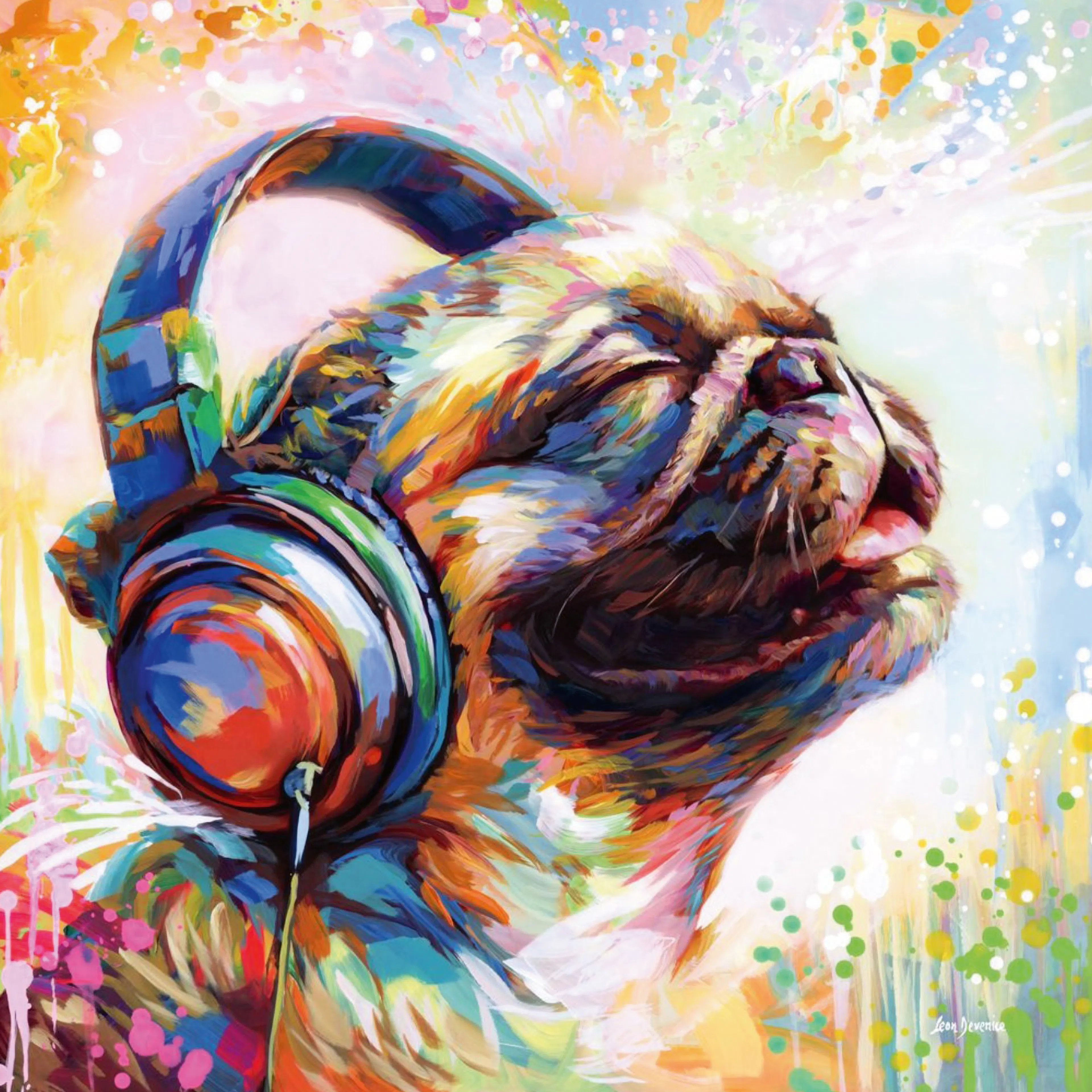 Leon Devenice - Pug Beat Bliss 포스터 0