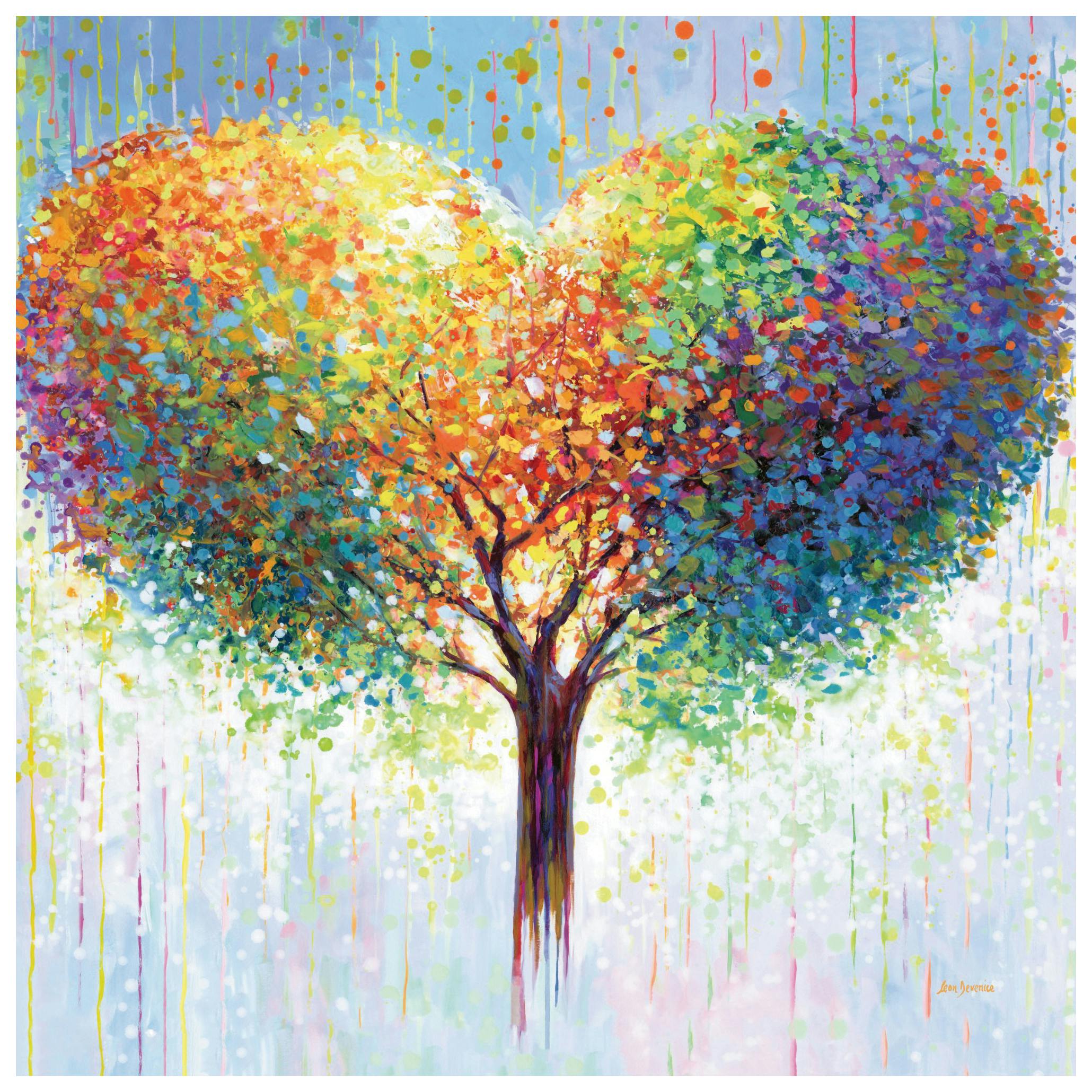 Leon Devenice - Tree of Love Poster (50x50 cm) - Poster Store