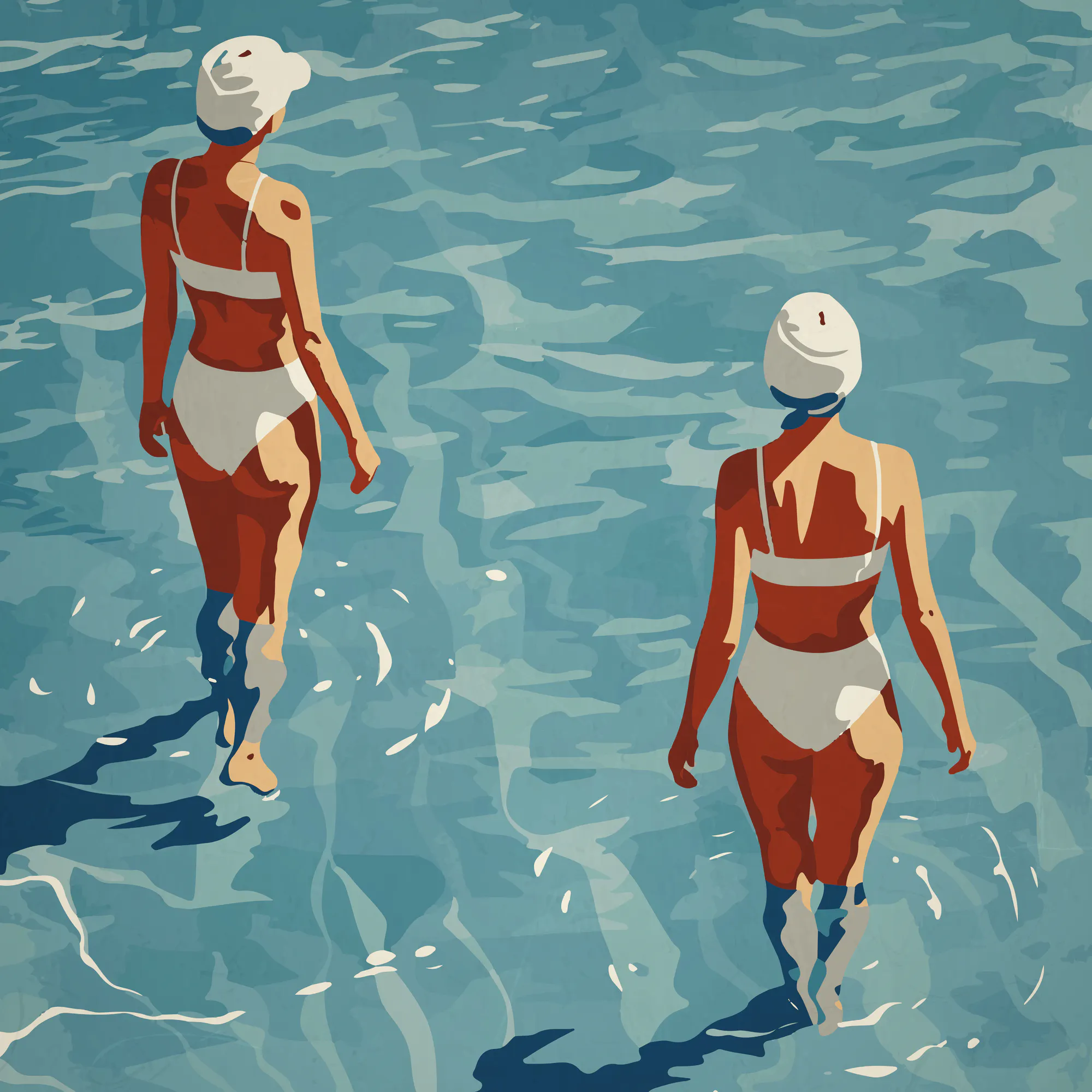 Layla Oz - Sisters Beach Swim Plakat 0