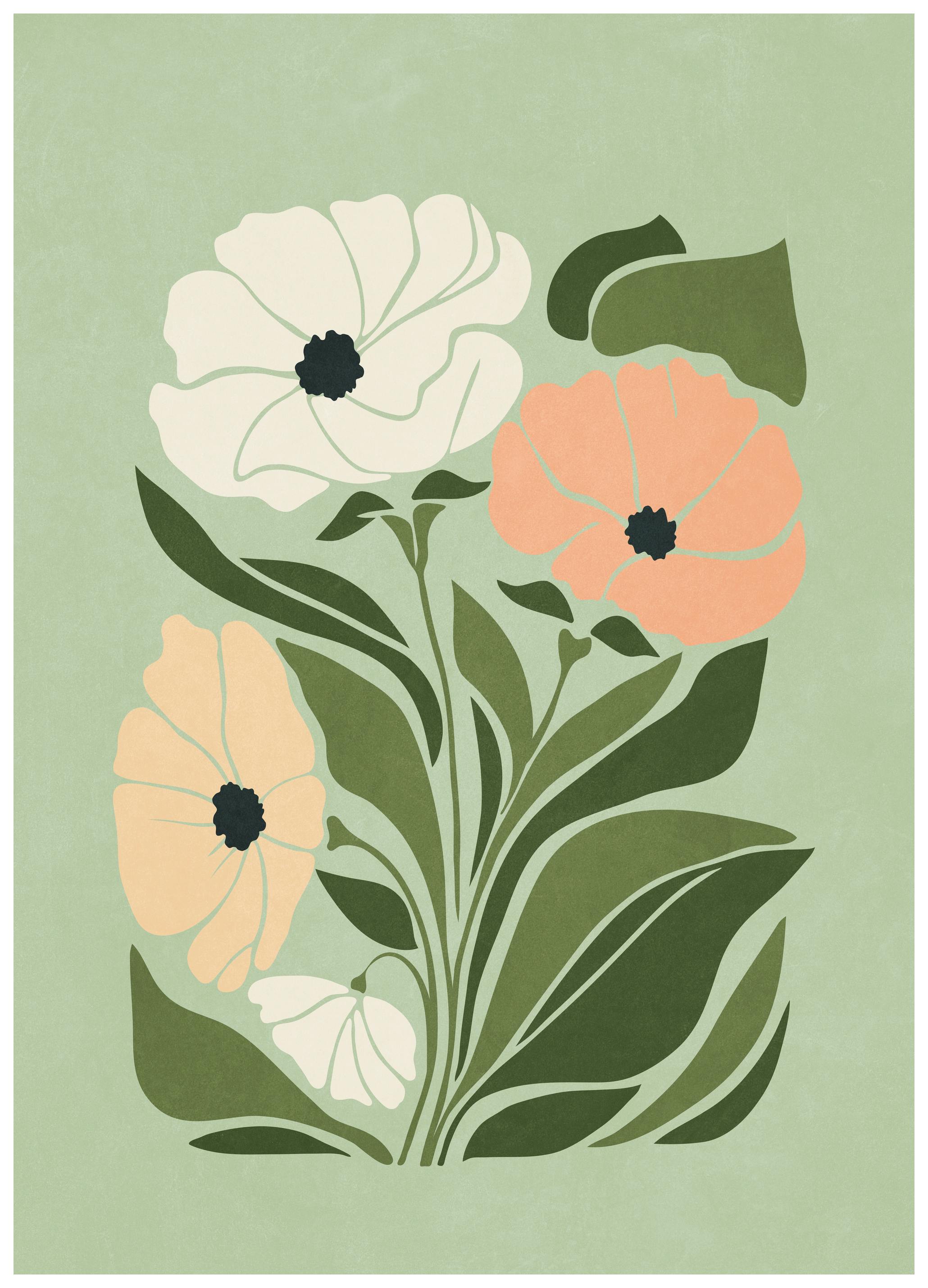 Olga Telnova - Floral Poster (40x50 cm) - Poster Store