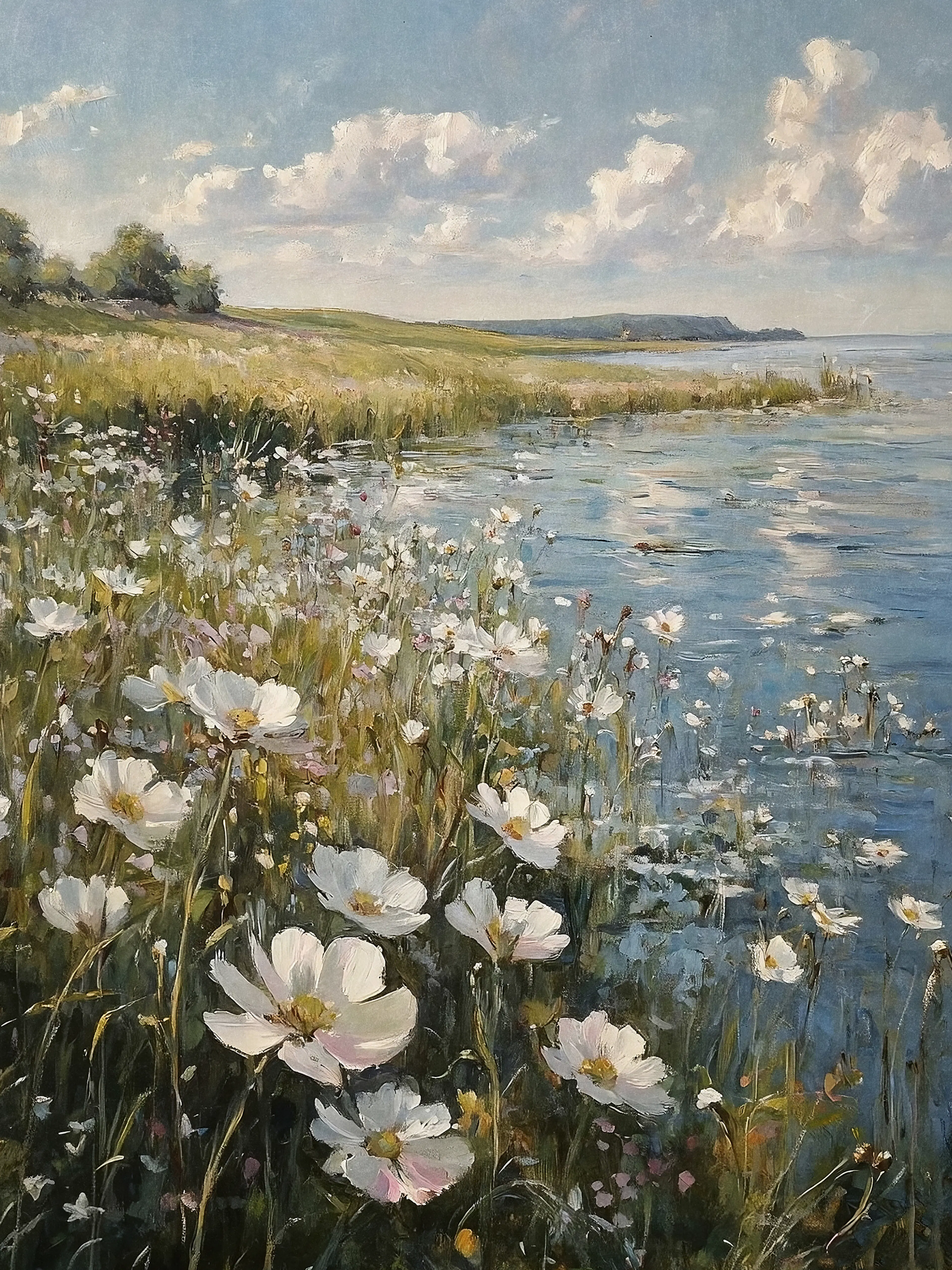 Olga Telnova - Wildflower Lake Poster 0