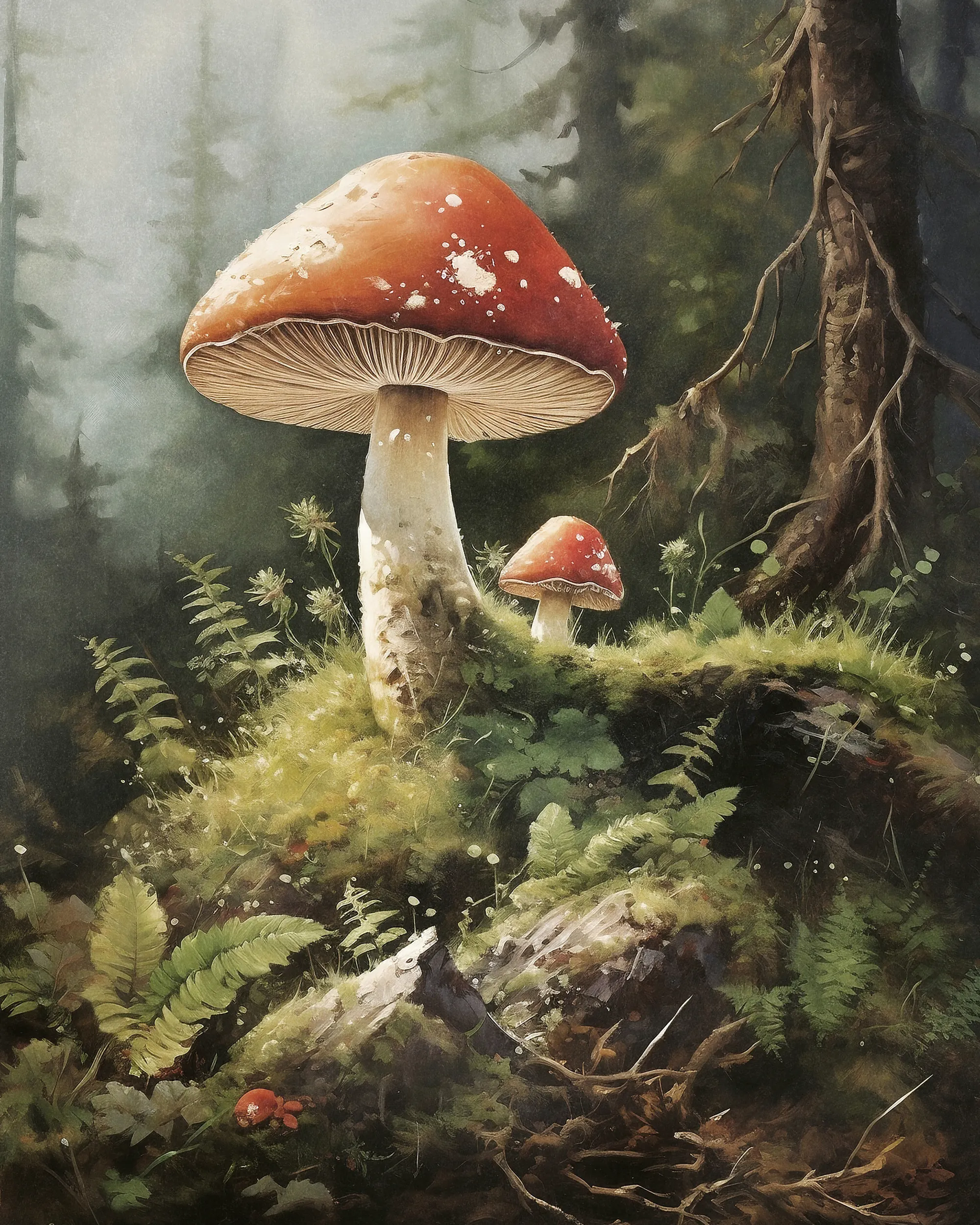 Olga Telnova - Pilzwald Poster 0