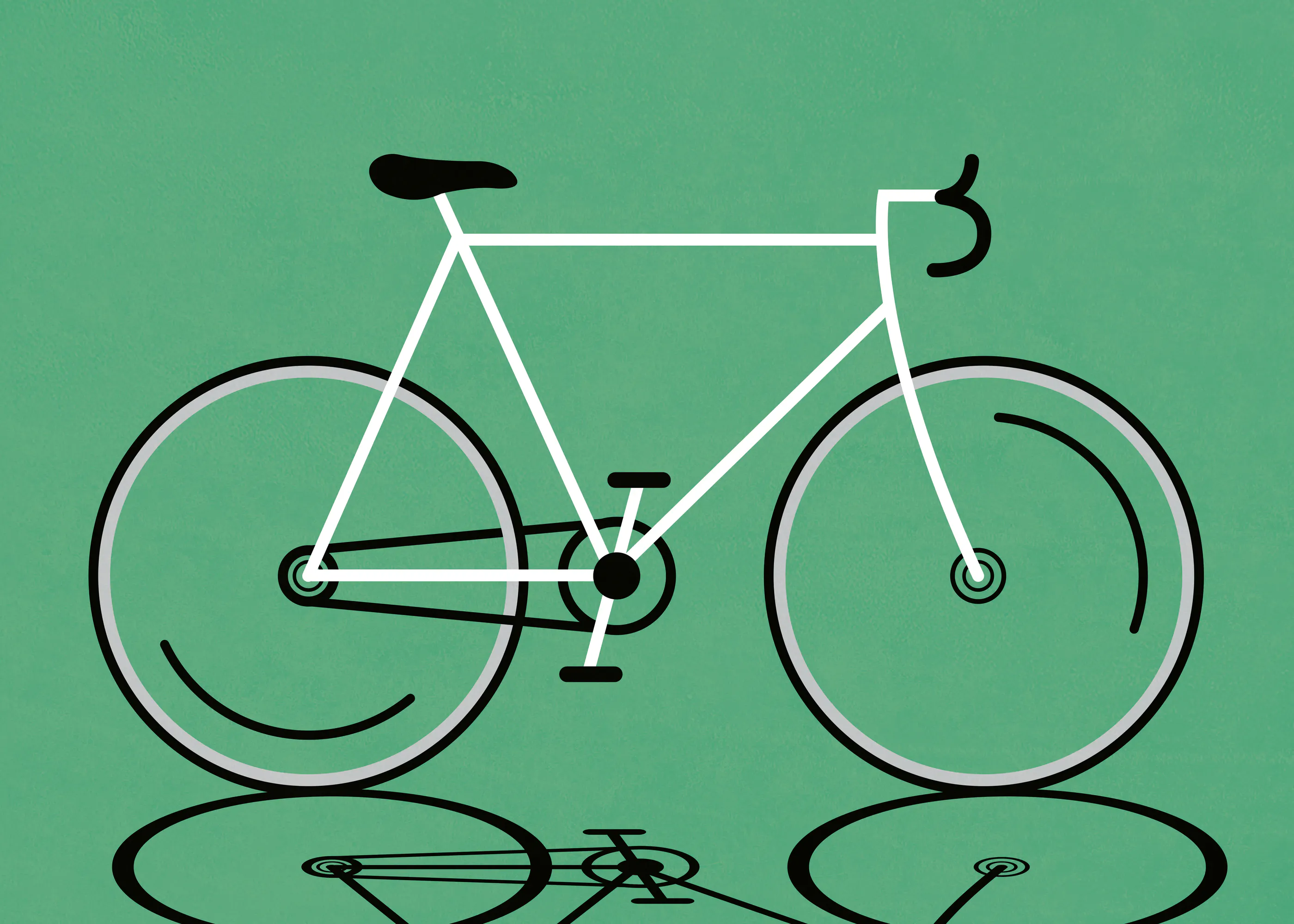 ヴィンテージロードバイク ポスター 0