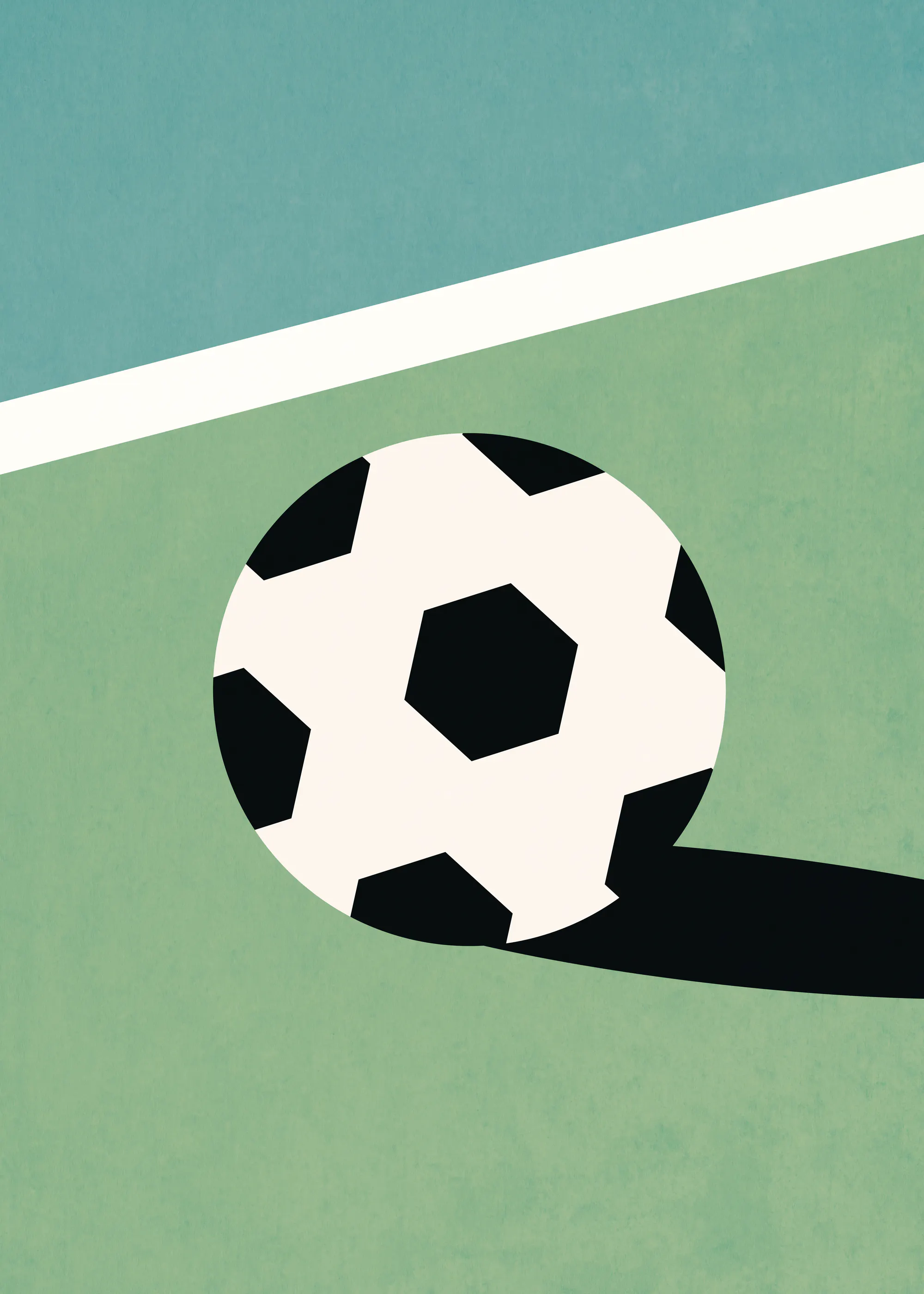 Soccer Ball Art Poster 0