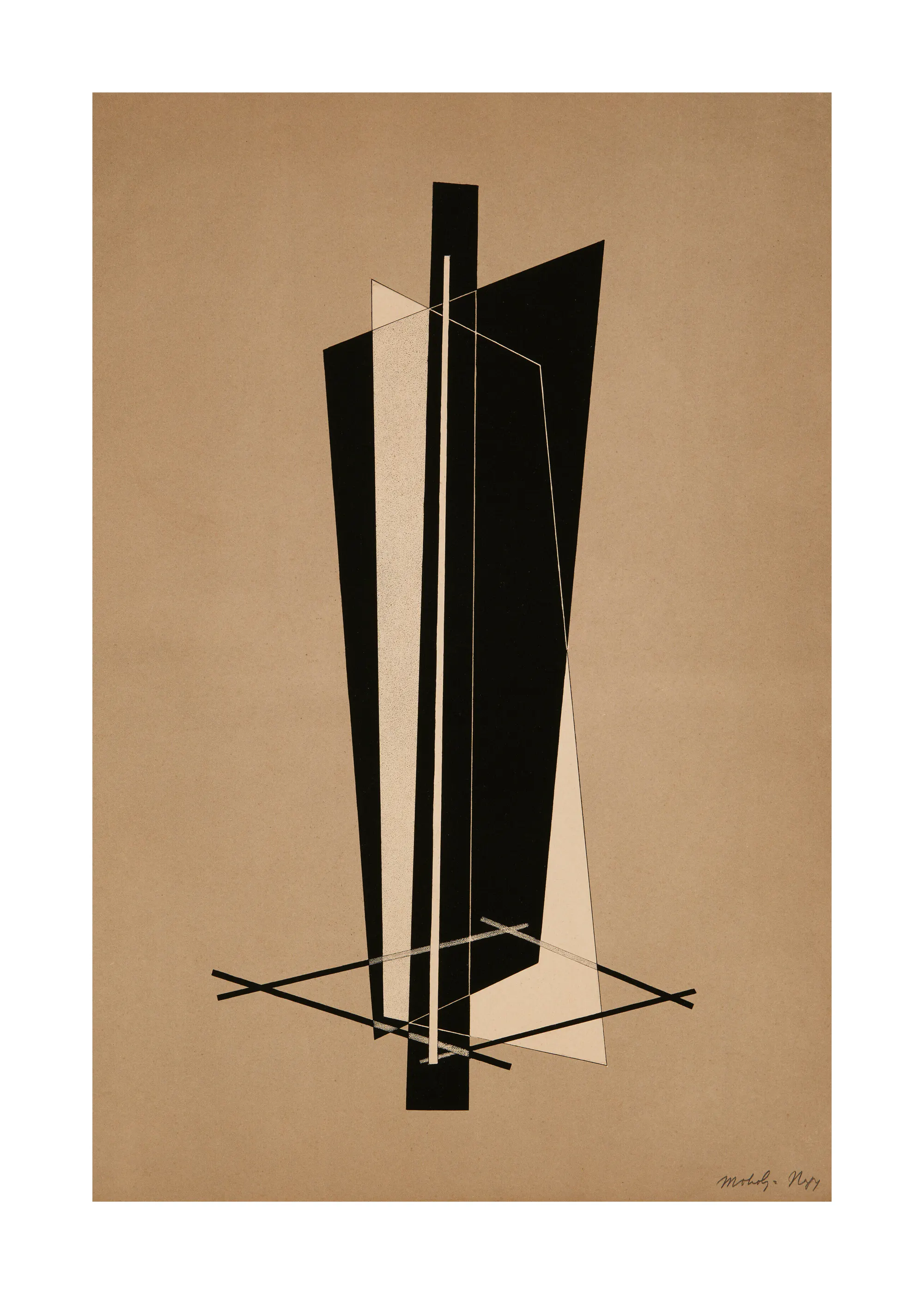 László Moholy-Nagy - Konstrucktion VI ポスター 0