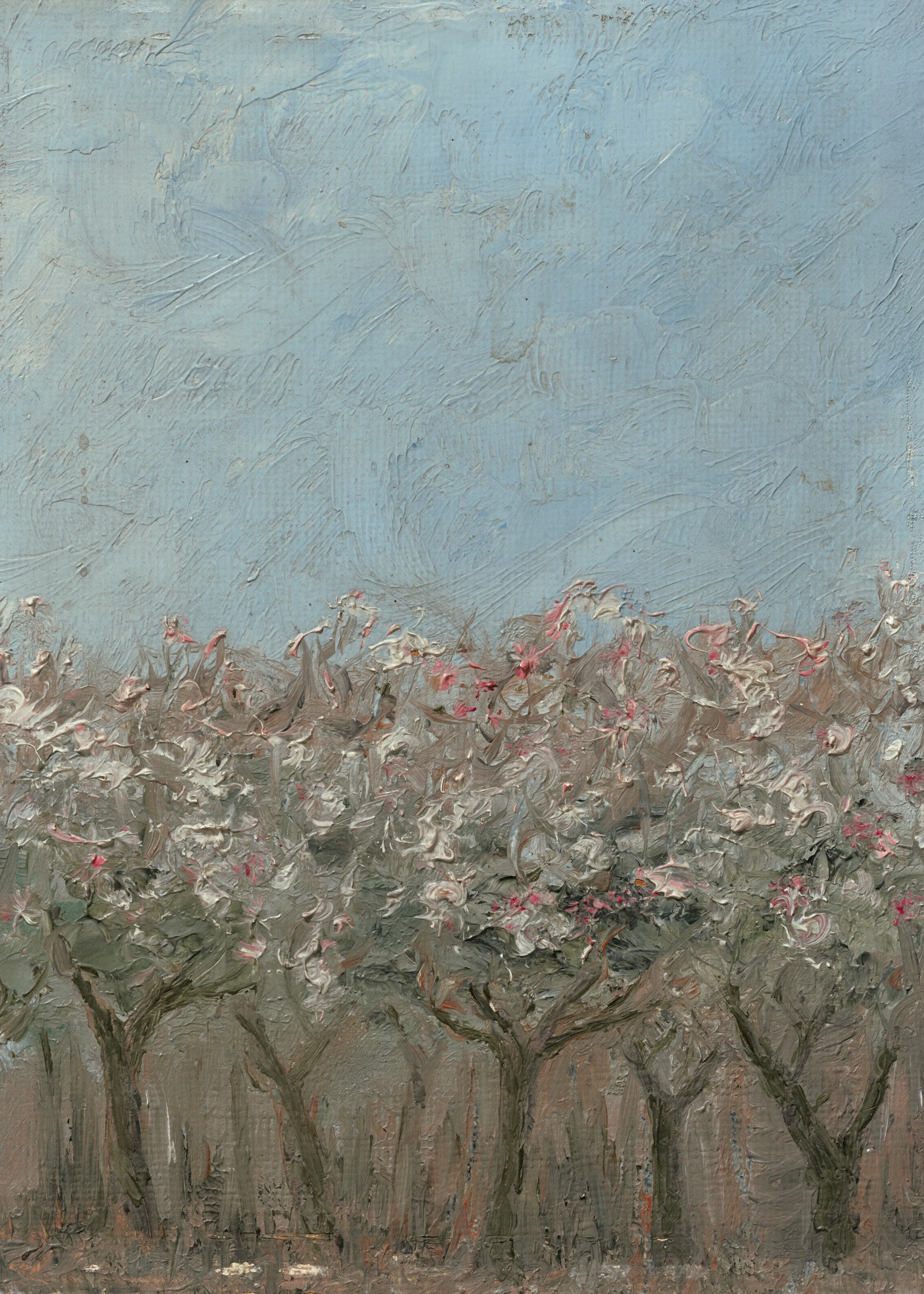 August Strindberg - Apple trees in blossom Poster 0