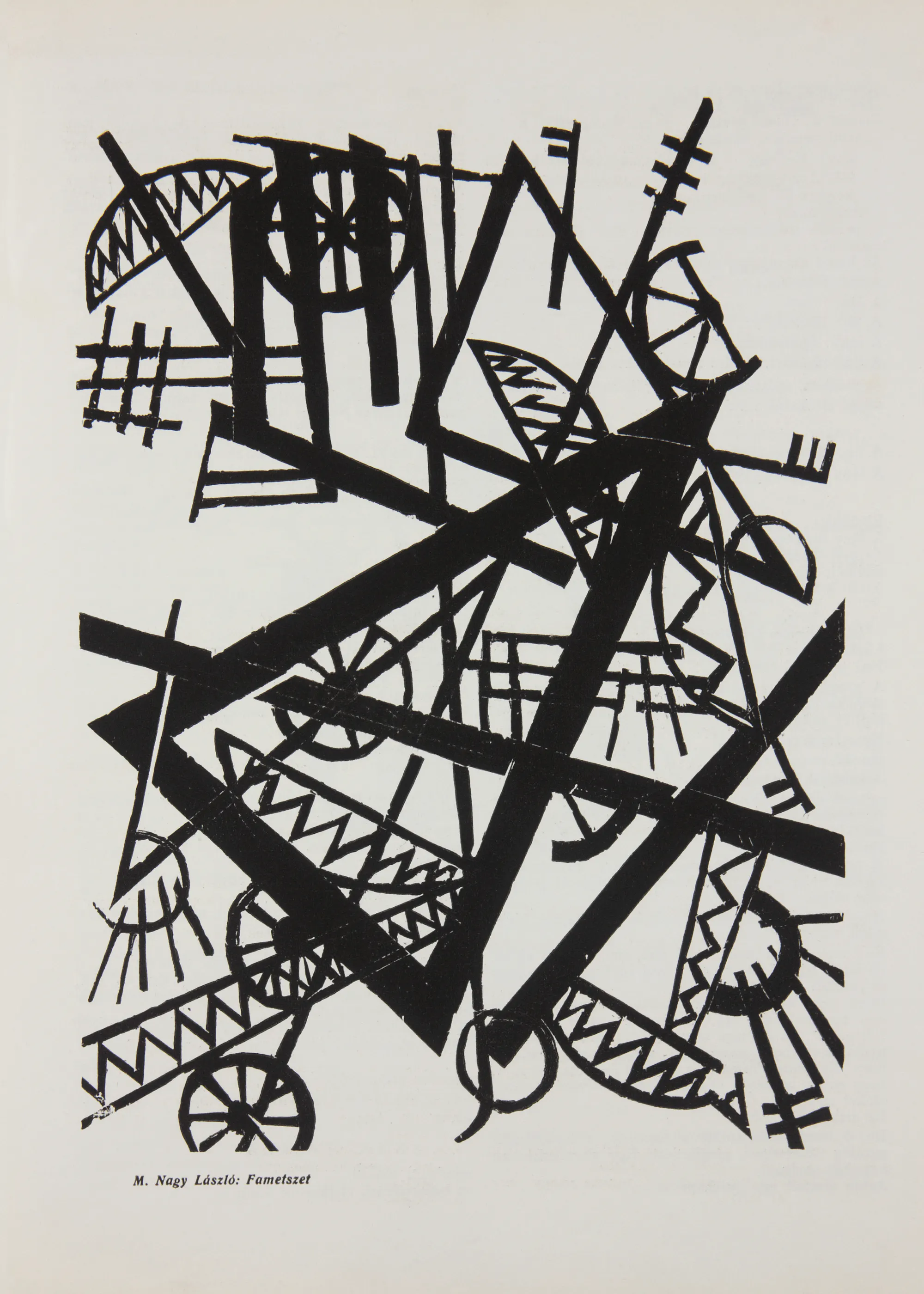 László Moholy-Nagy - Fametszet Póster 0