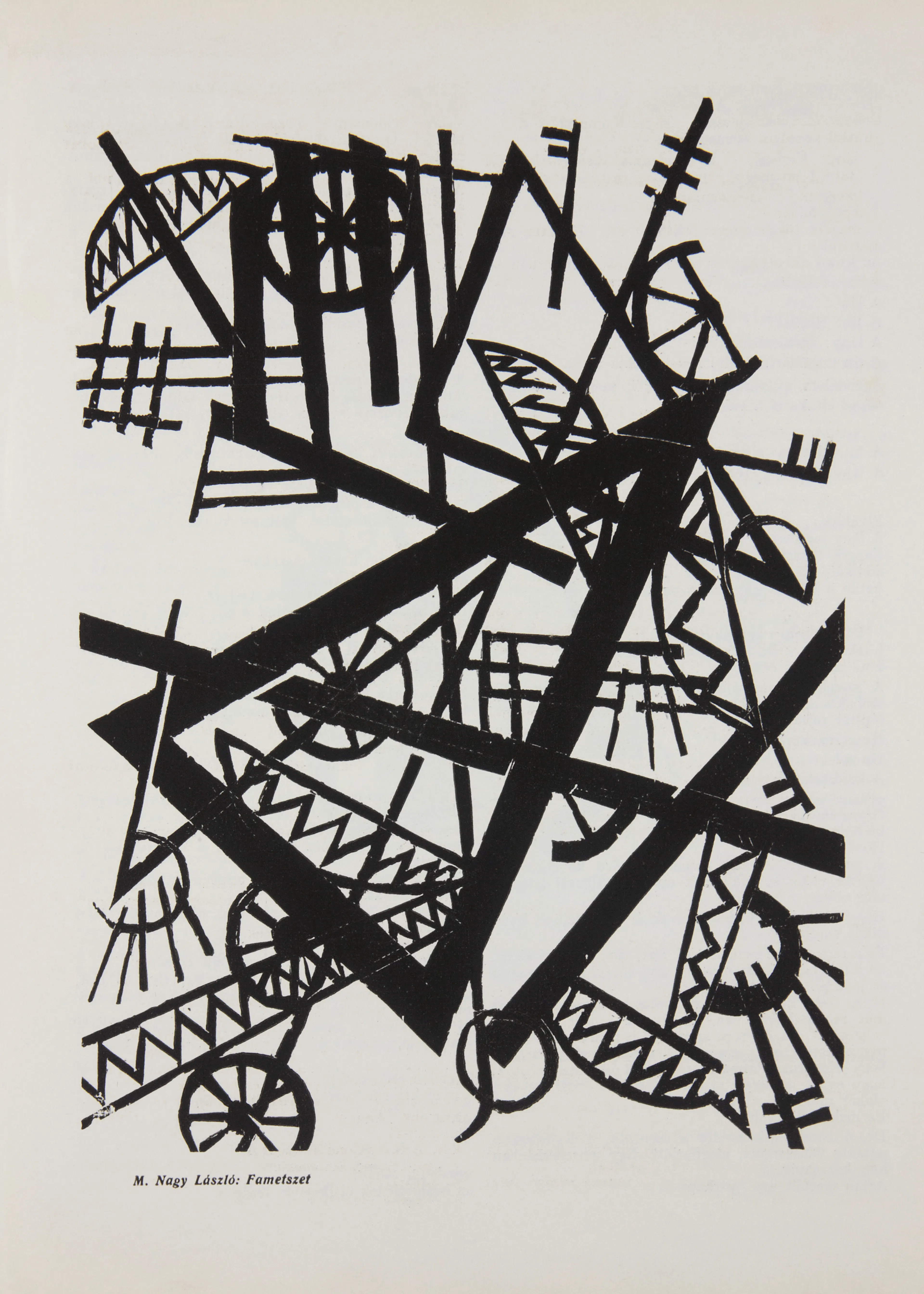 László Moholy-Nagy - Fametszet Póster 0