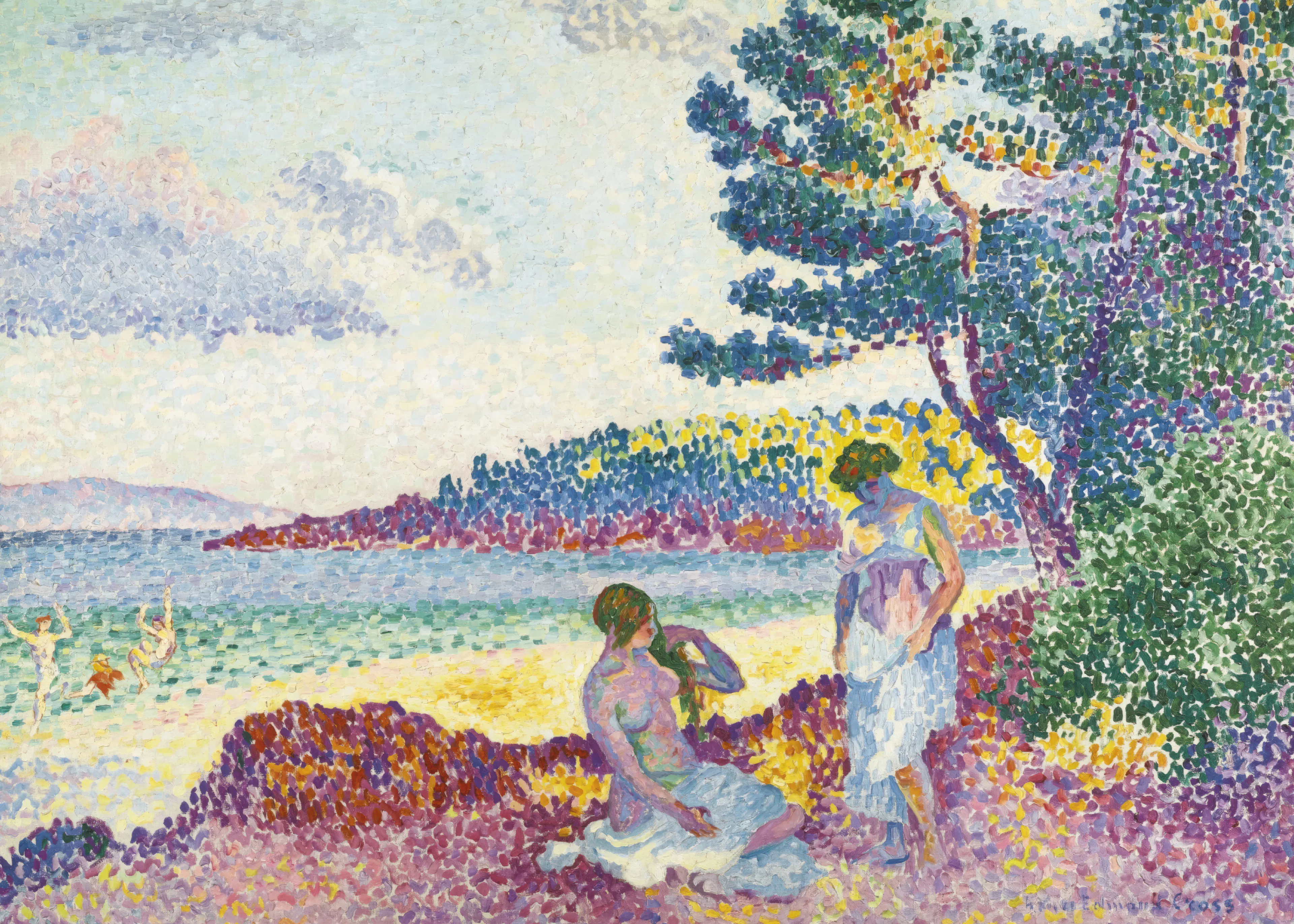 Henri-Edmond Cross - Baigneuses Poster 0