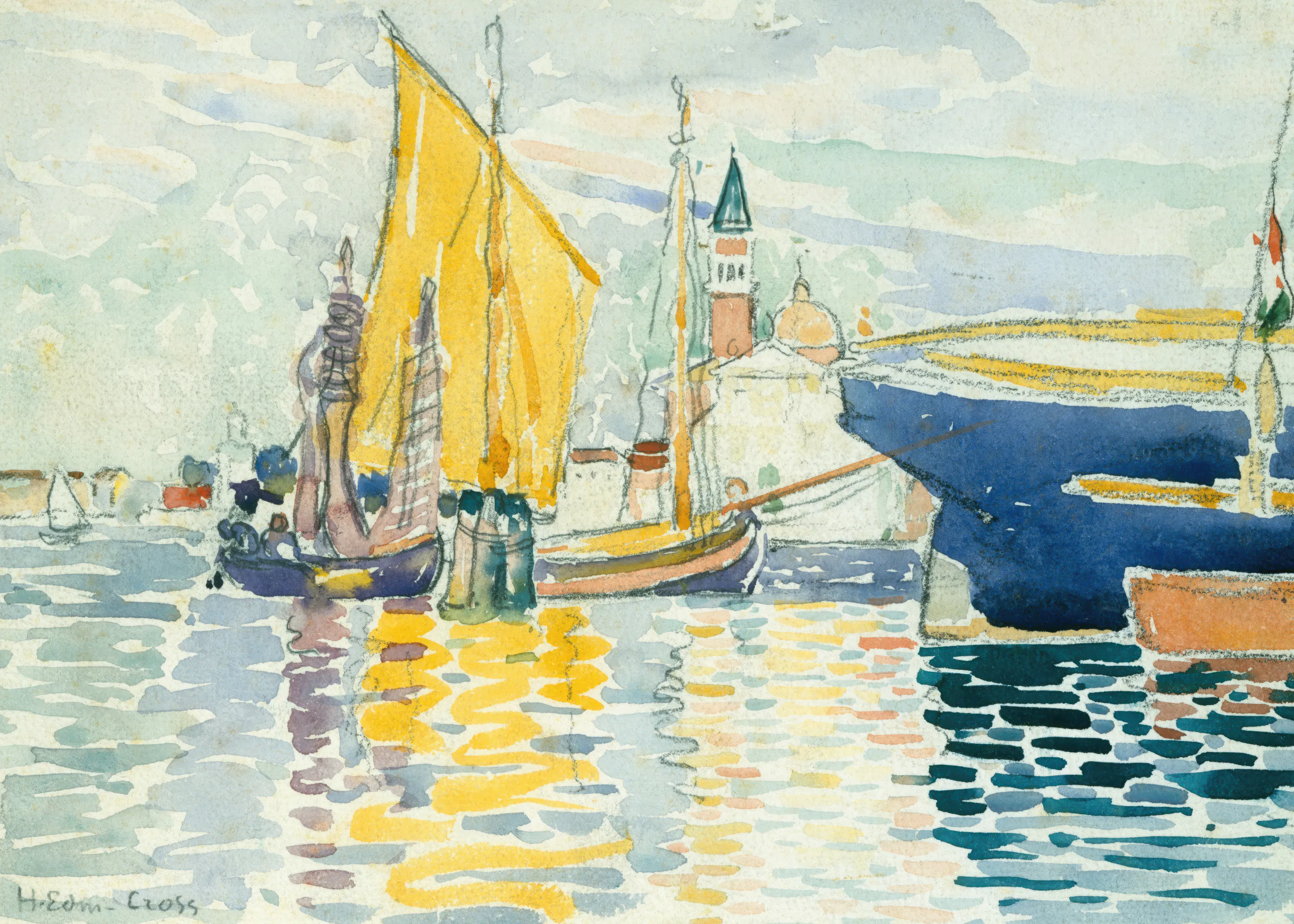 Henri-Edmond Cross - Venice-The Giudecca Poster 0