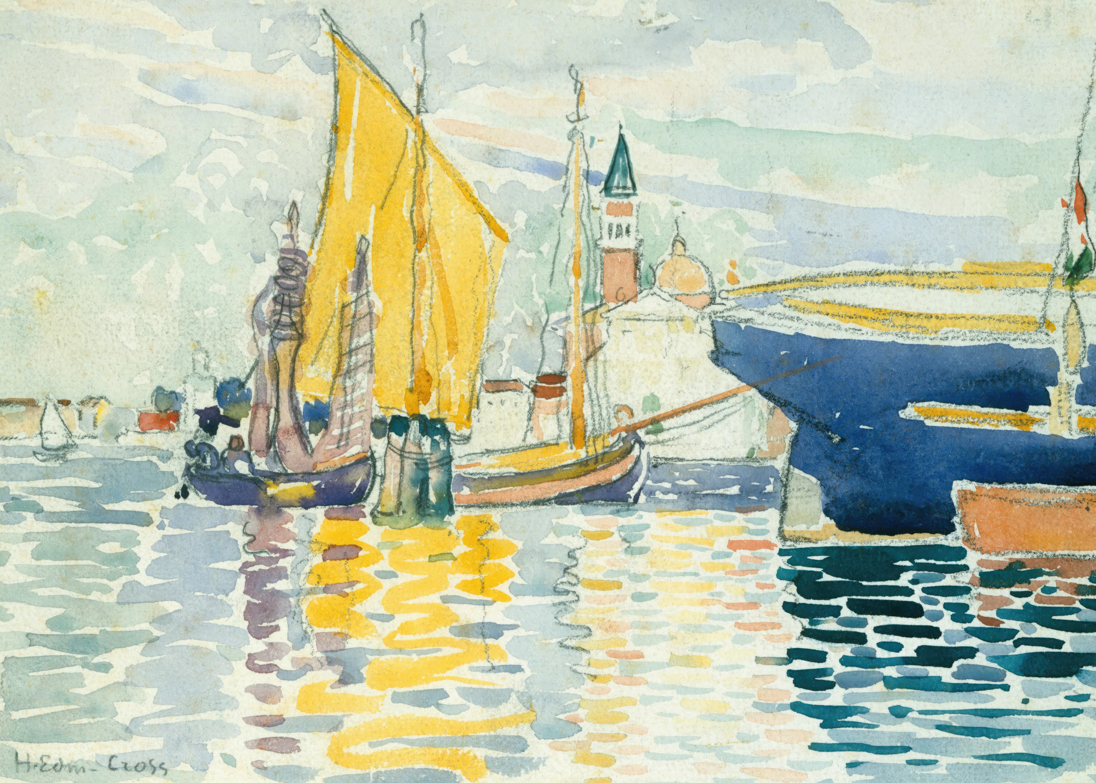 Henri-Edmond Cross - Venice-The Giudecca Poster 0
