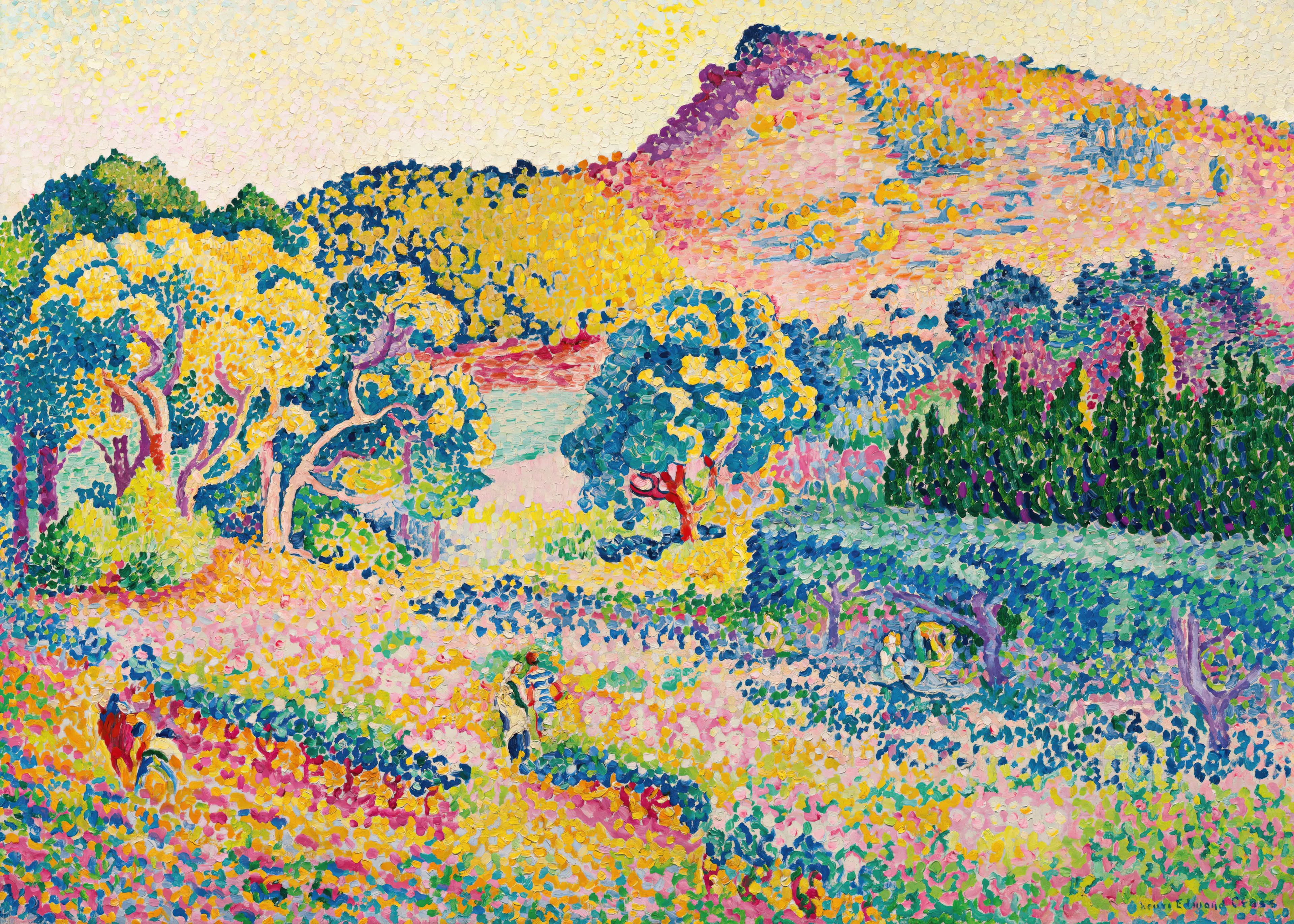 Henri-Edmond Cross - Paysage Avec Le Cap Nègre Poster 0