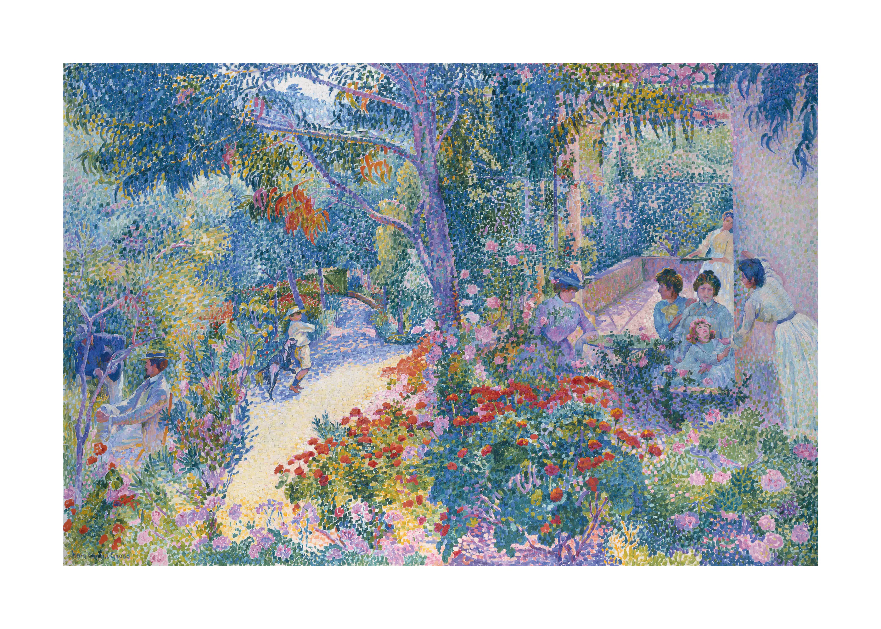 Henri-Edmond Cross - Afternoon in the Garden Poster 0