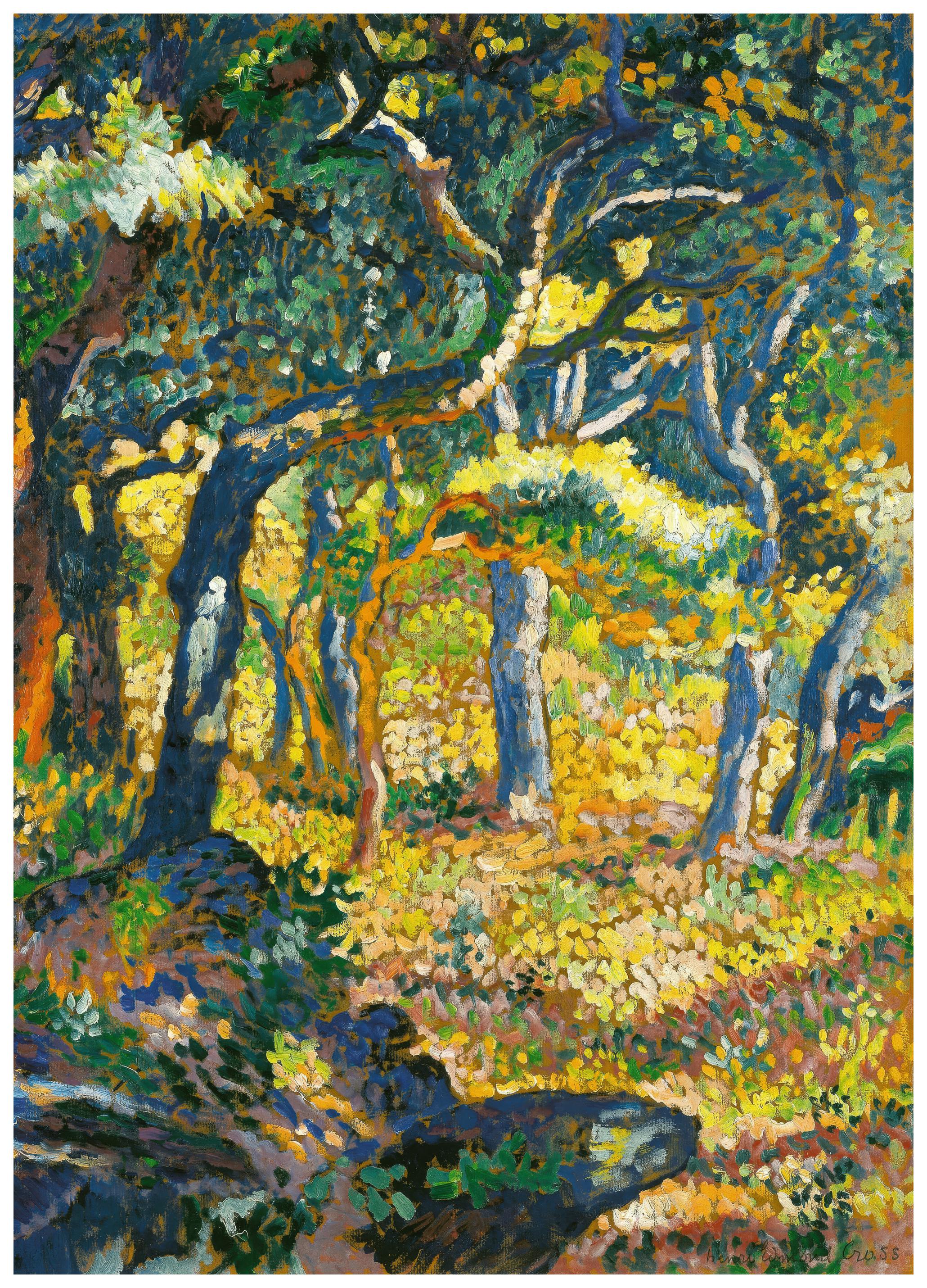 Henri-Edmond Cross - Une clairière en Provence Poster (70x100 cm) - Poster Store