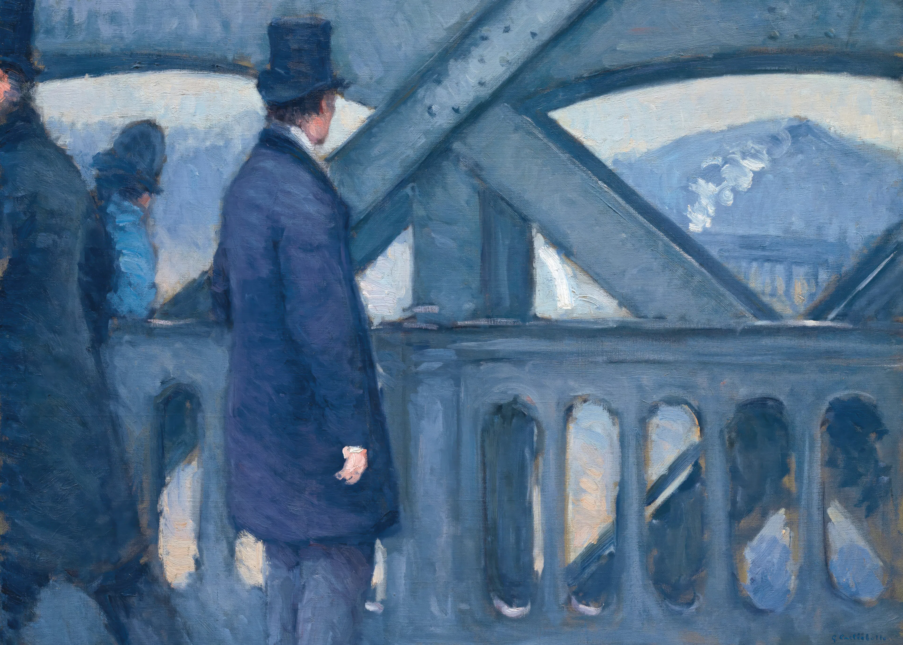 Gustave Caillebotte - Le Pont de l'Europe ポスター 0