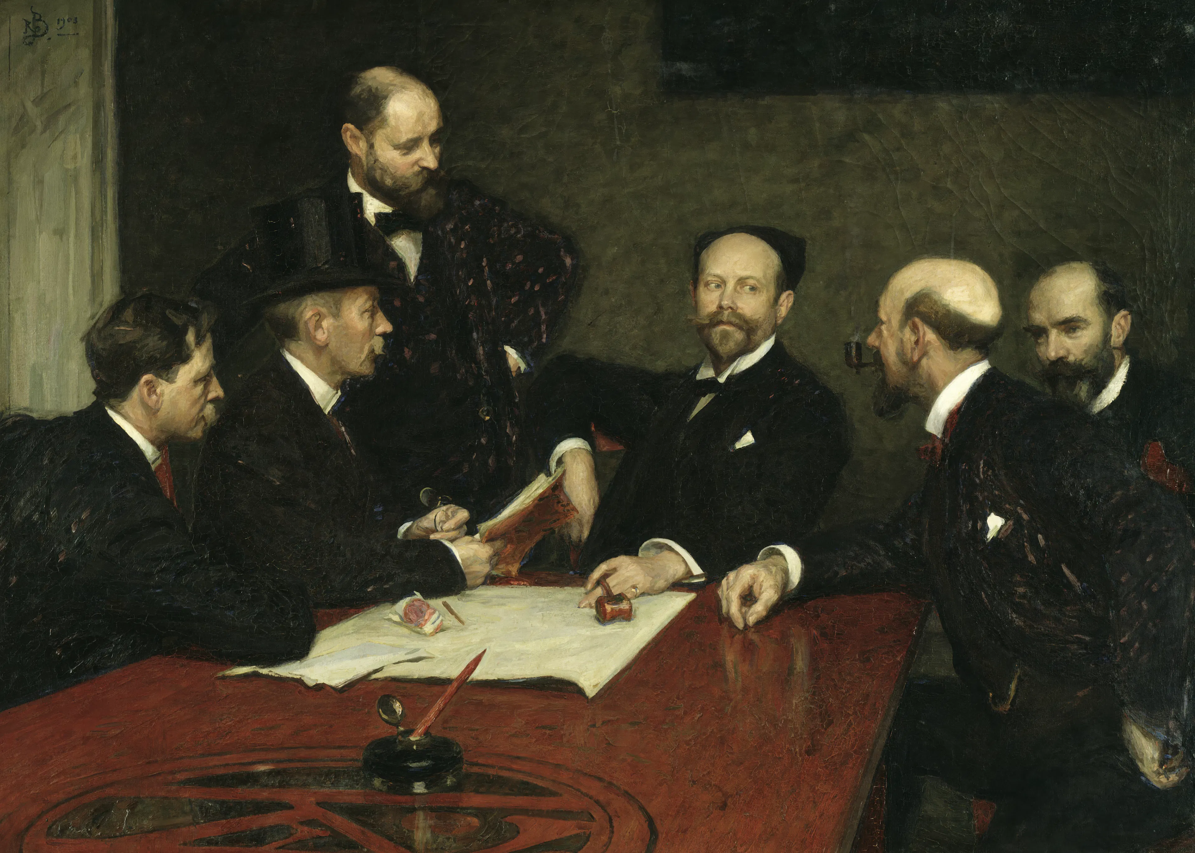 Richard Bergh - The Council of the Society of Artists Poster 0