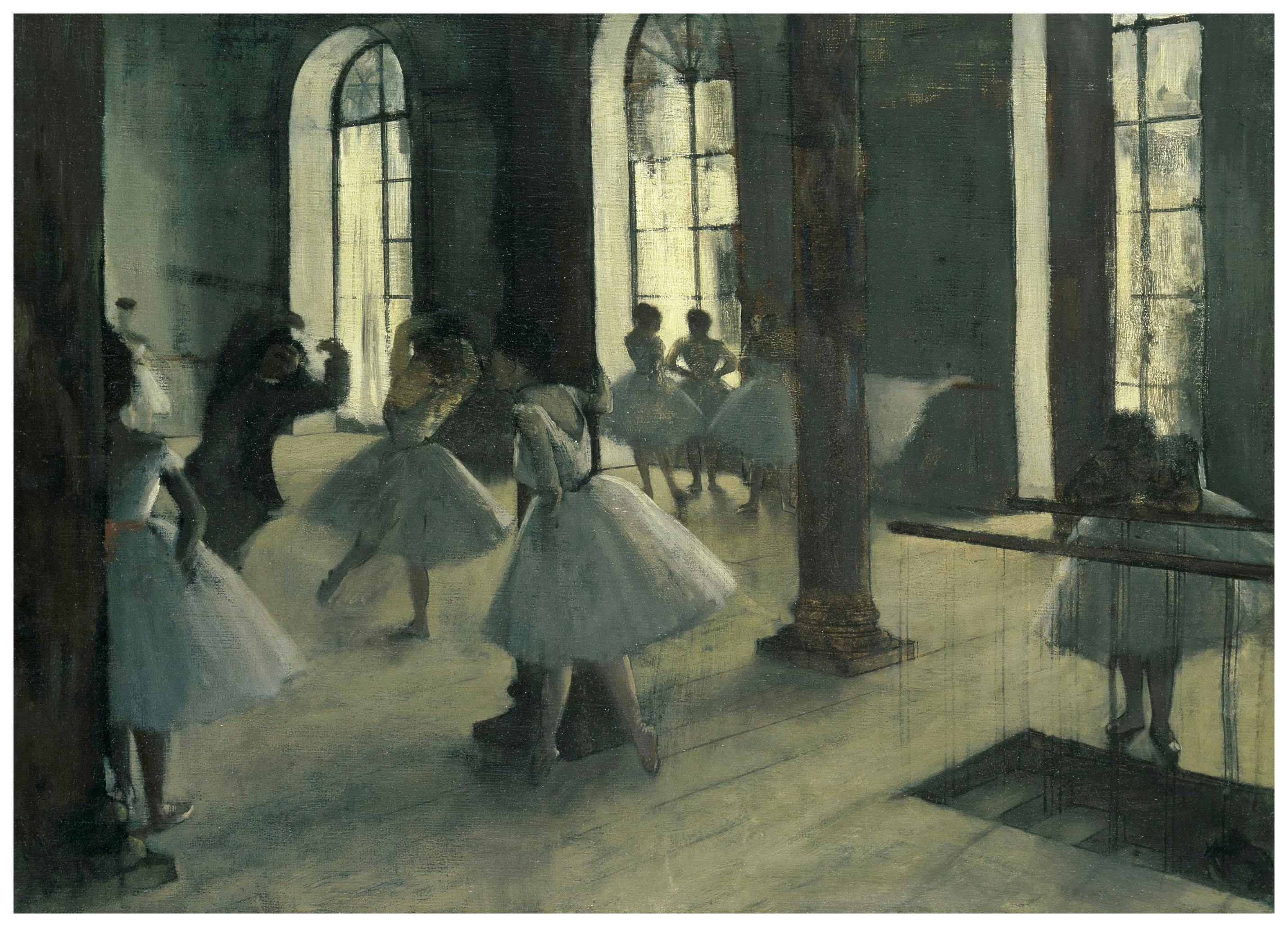 Edgar Degas - La Répétition Au Foyer De La Danse Plakat (70x100 cm) - Poster Store