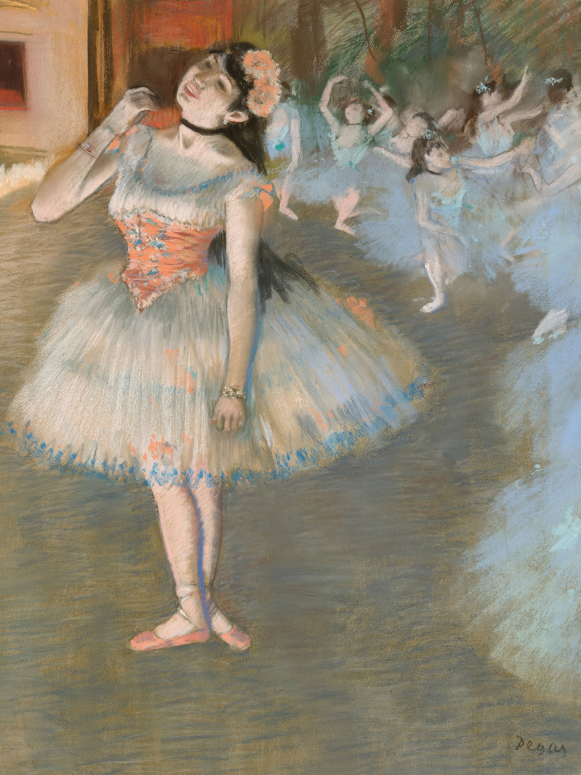 Degas vintage ART poster【踊り子】 Edgar Degas - The Star Poster