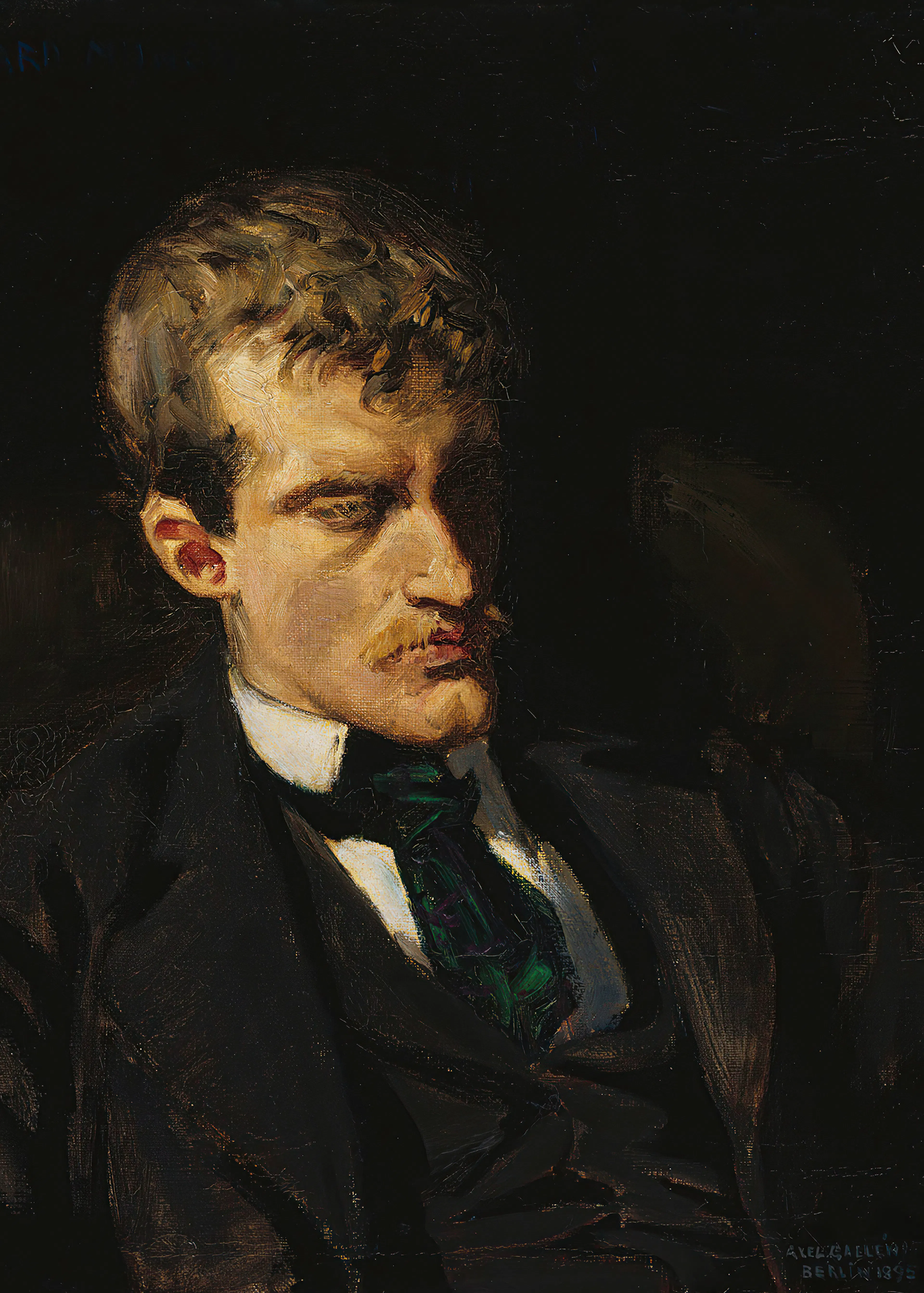 アクセリ・ガッレン＝カッレラ - エドヴァルド・ムンクのポートレート ポスター 0