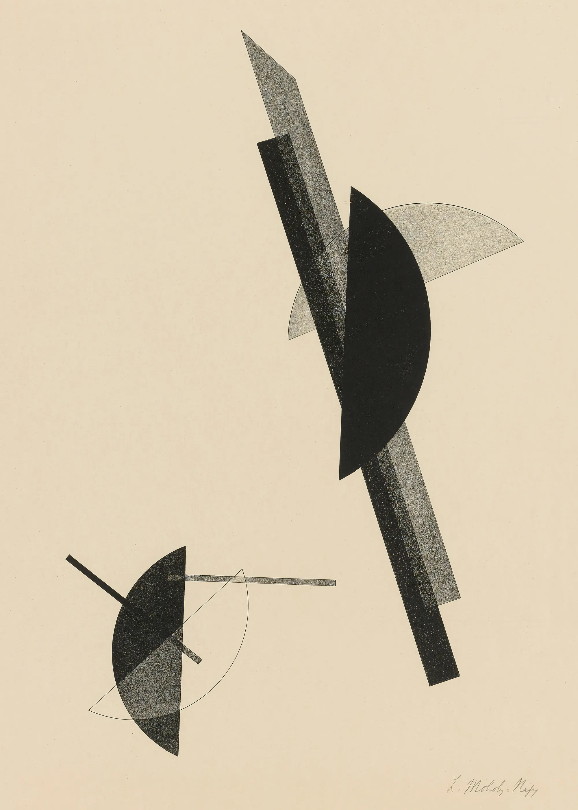 László Moholy-Nagy - Kestnermappe Komposition One Plate P ポスター 0