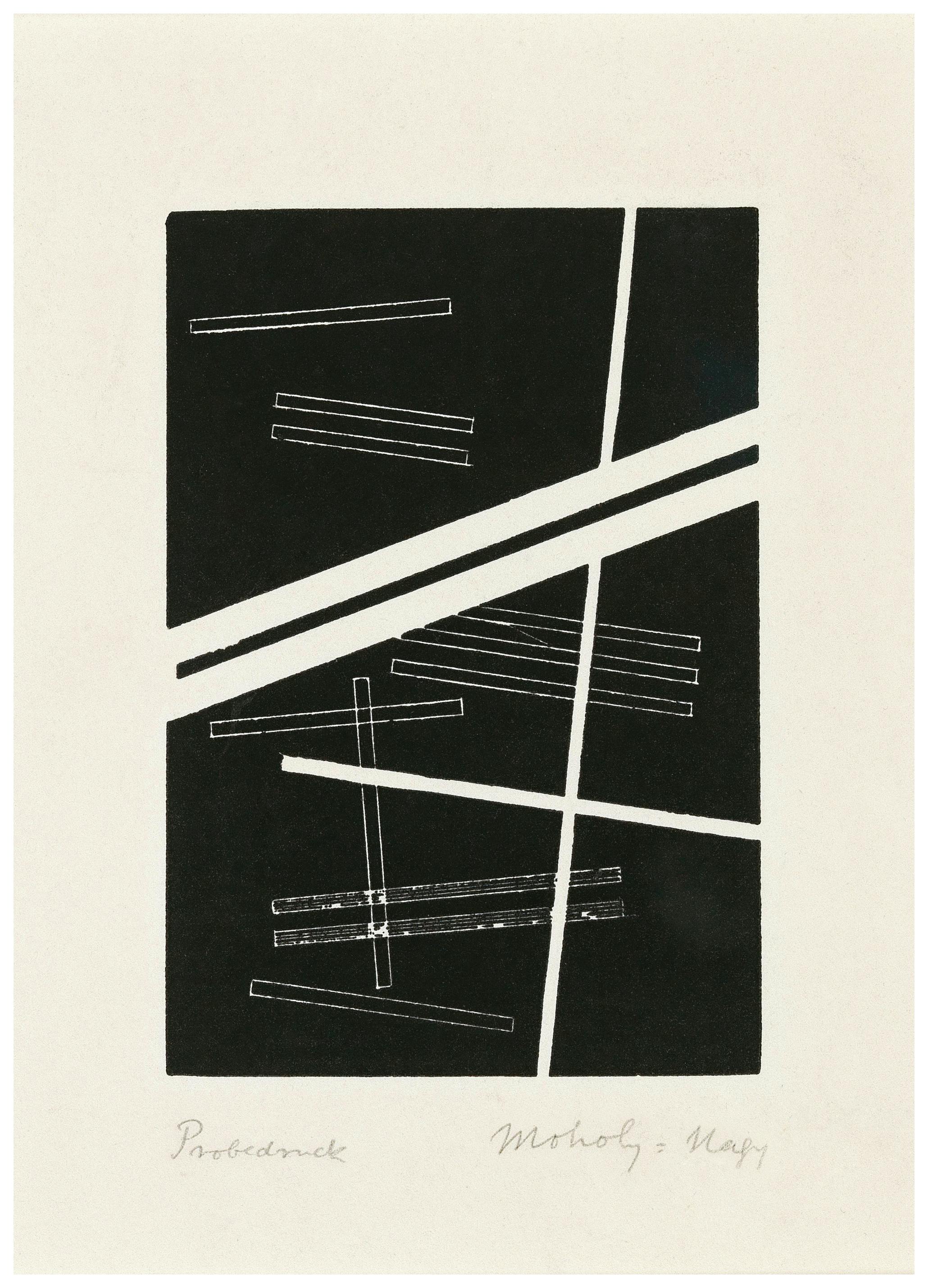 László Moholy-Nagy - Composition sans titre Affiche (50x70 cm) - Poster Store