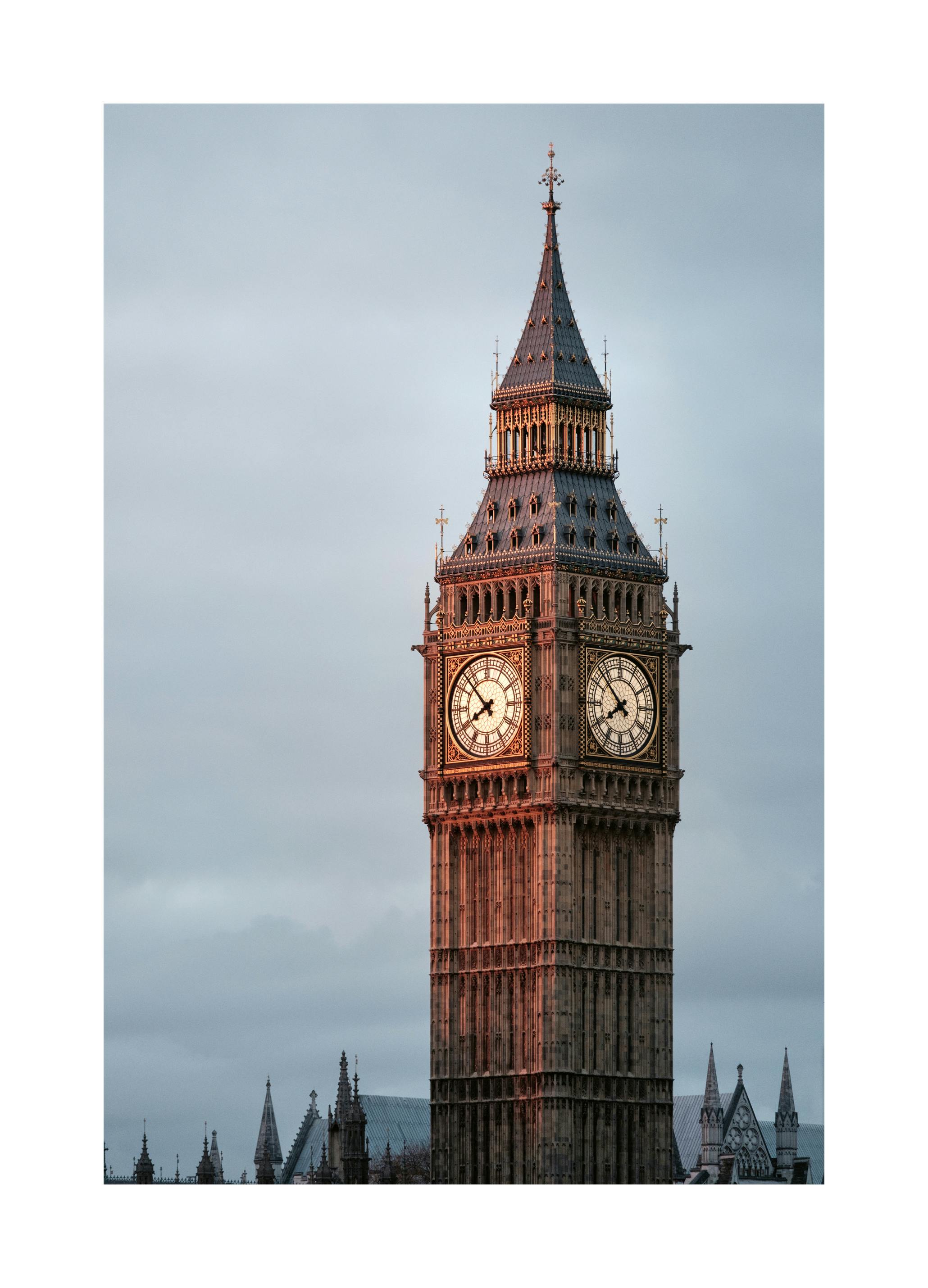 Big Ben London Plakat (50x70 cm) - Poster Store