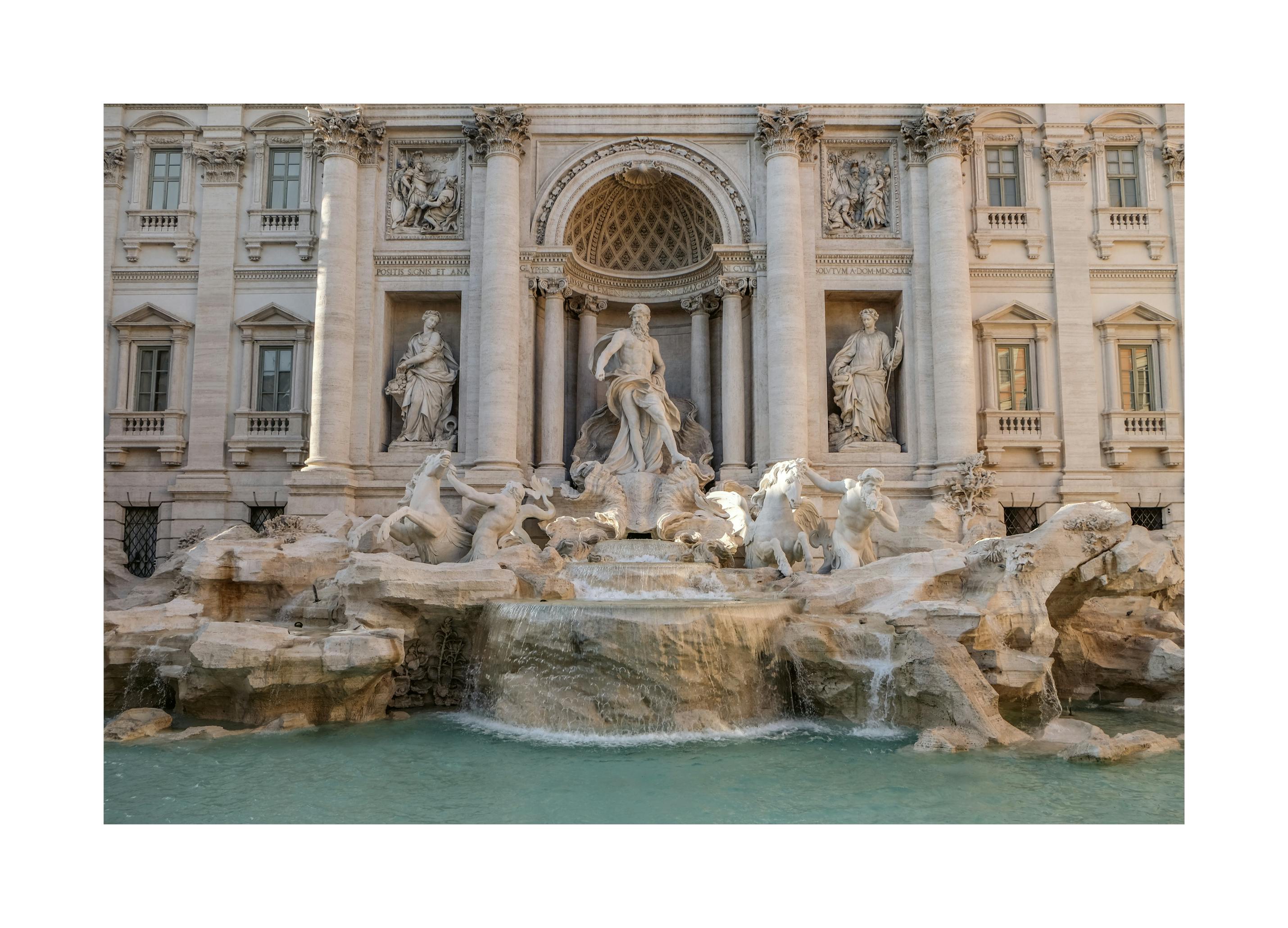 Fontanna di Trevi Rzym Plakat (21x30 cm) - Poster Store