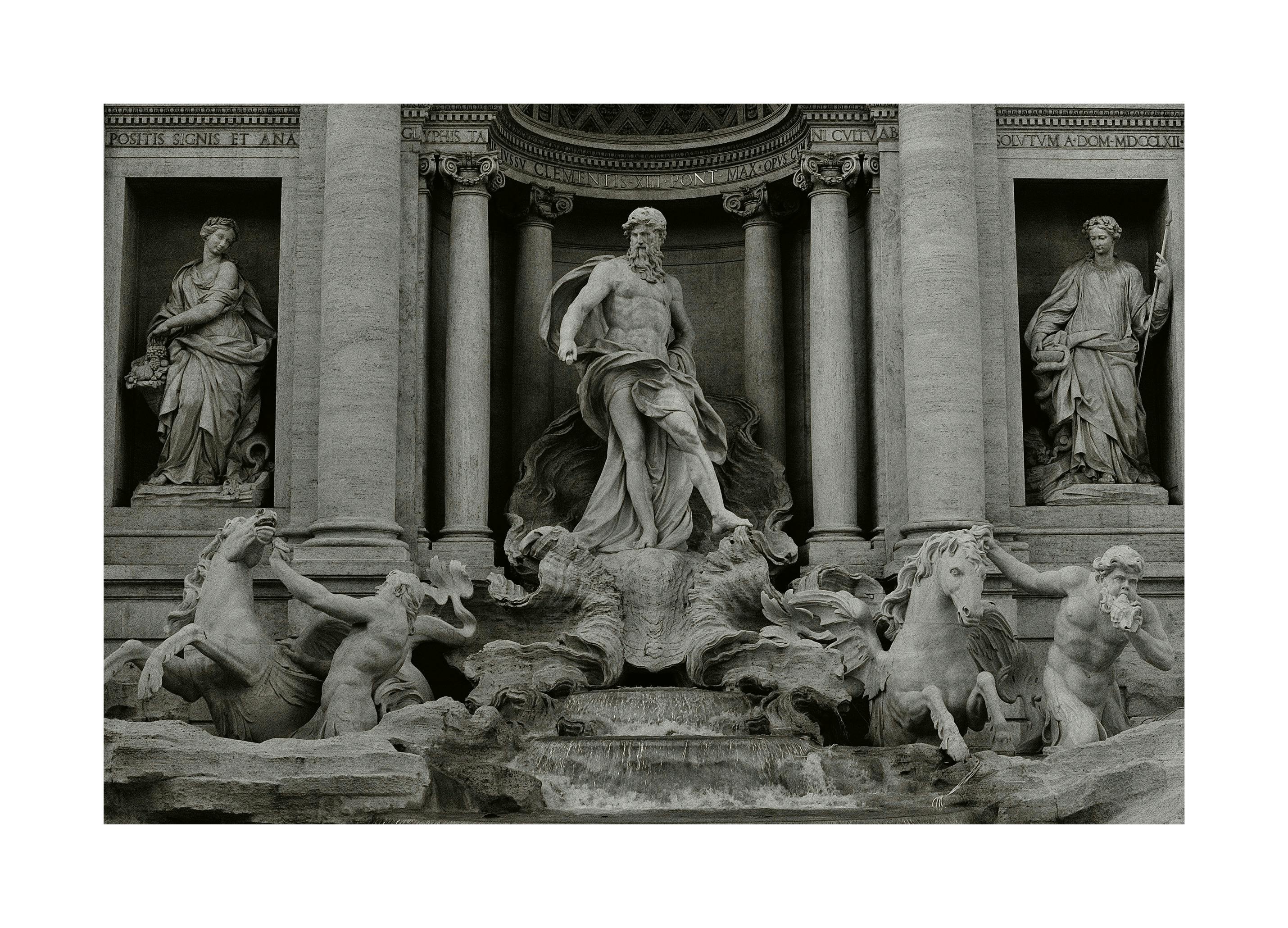 Romeinse Fontein Poster (21x30 cm) - Poster Store